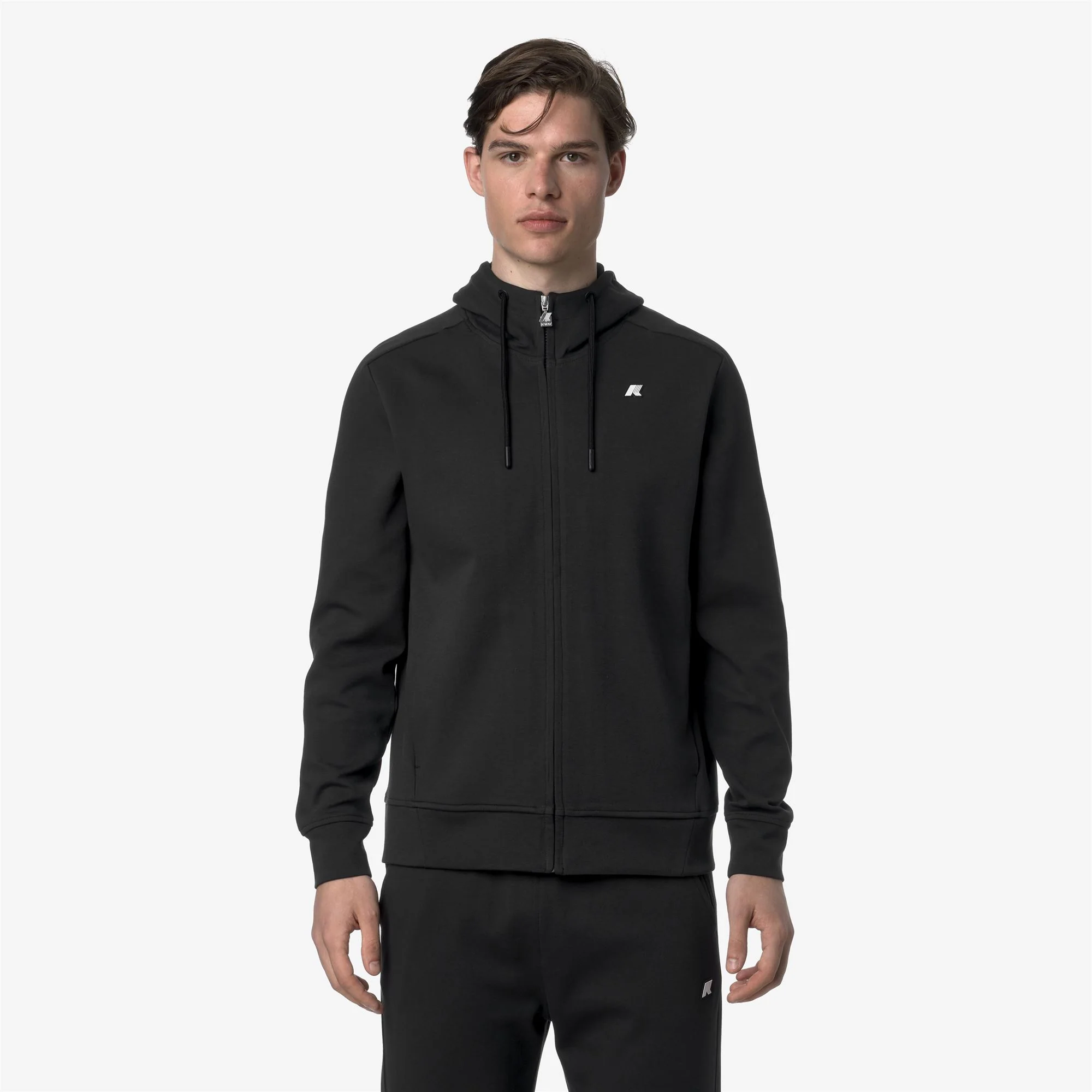 ANTON INTERLOCK - Fleece - Jacket - Man - BLACK PURE - Image 3