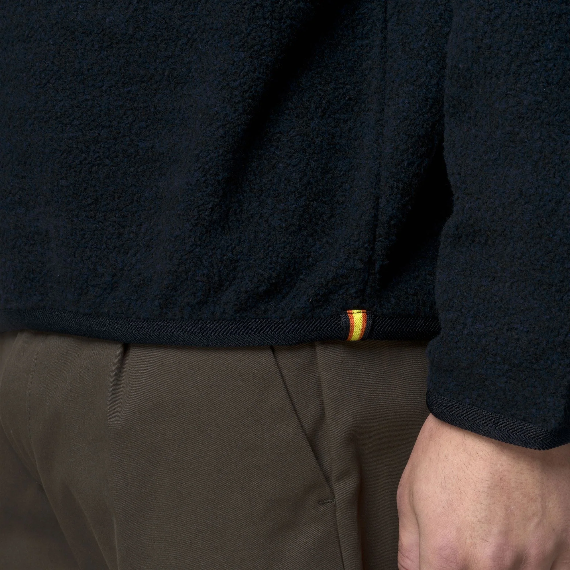 AVIRON WOOL BLEND - Fleece - Hoodie - Man - BLUE DEPTH COMBO - Image 2