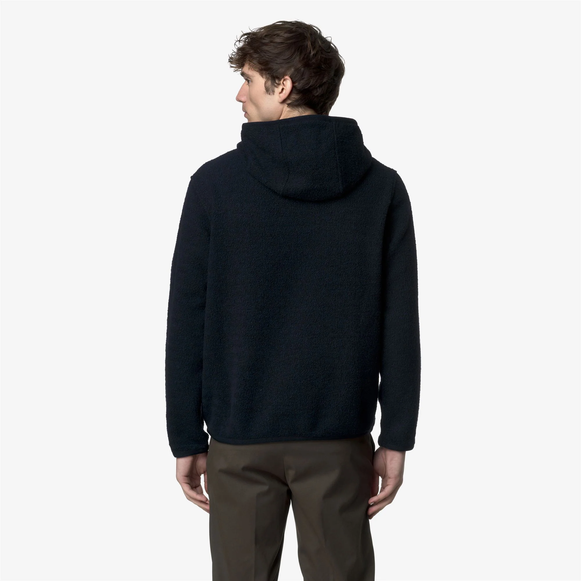 AVIRON WOOL BLEND - Fleece - Hoodie - Man - BLUE DEPTH COMBO - Image 5
