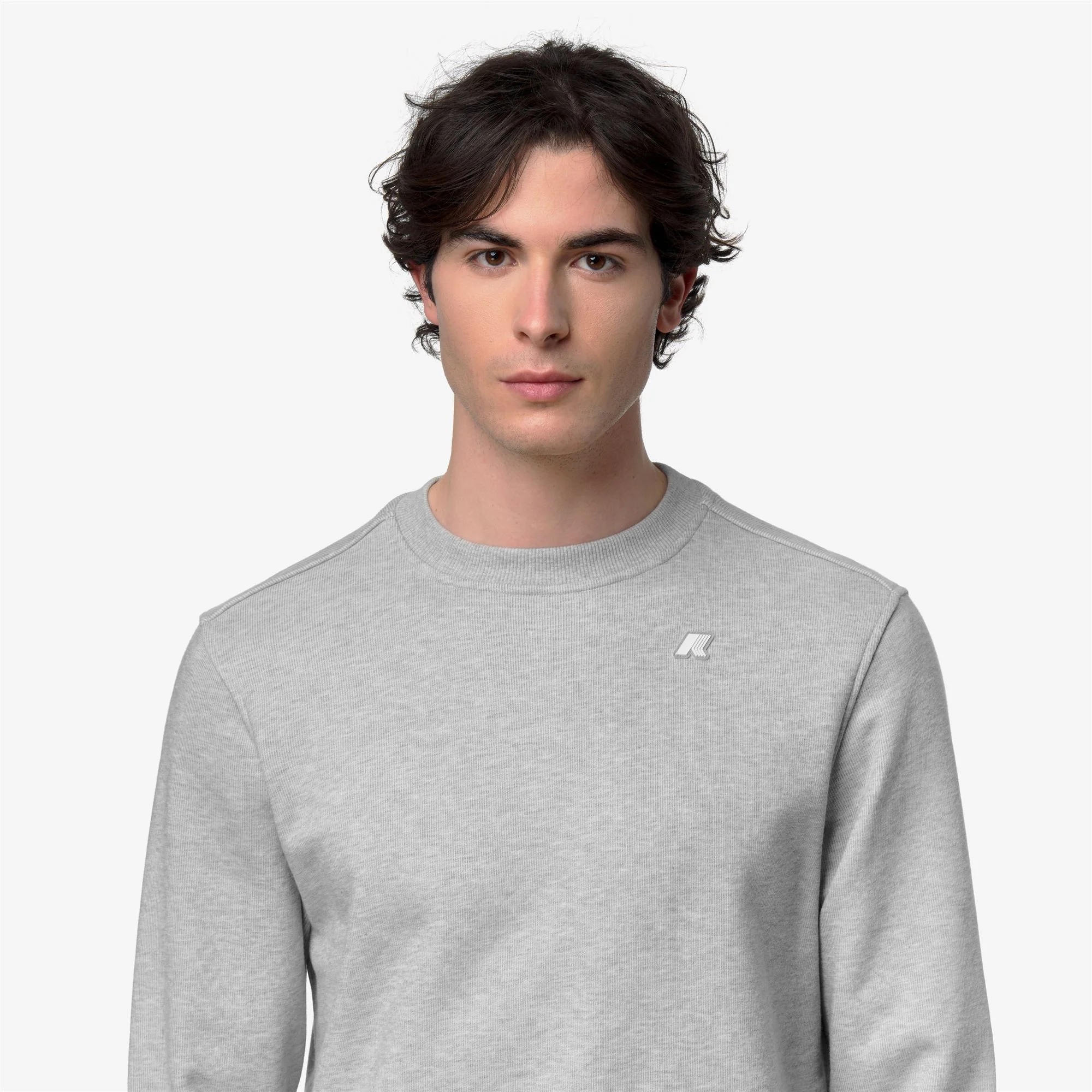 BAPTISTE FRENCH TERRY - Fleece - Jumper - Man - GREY MID MEL - Image 2