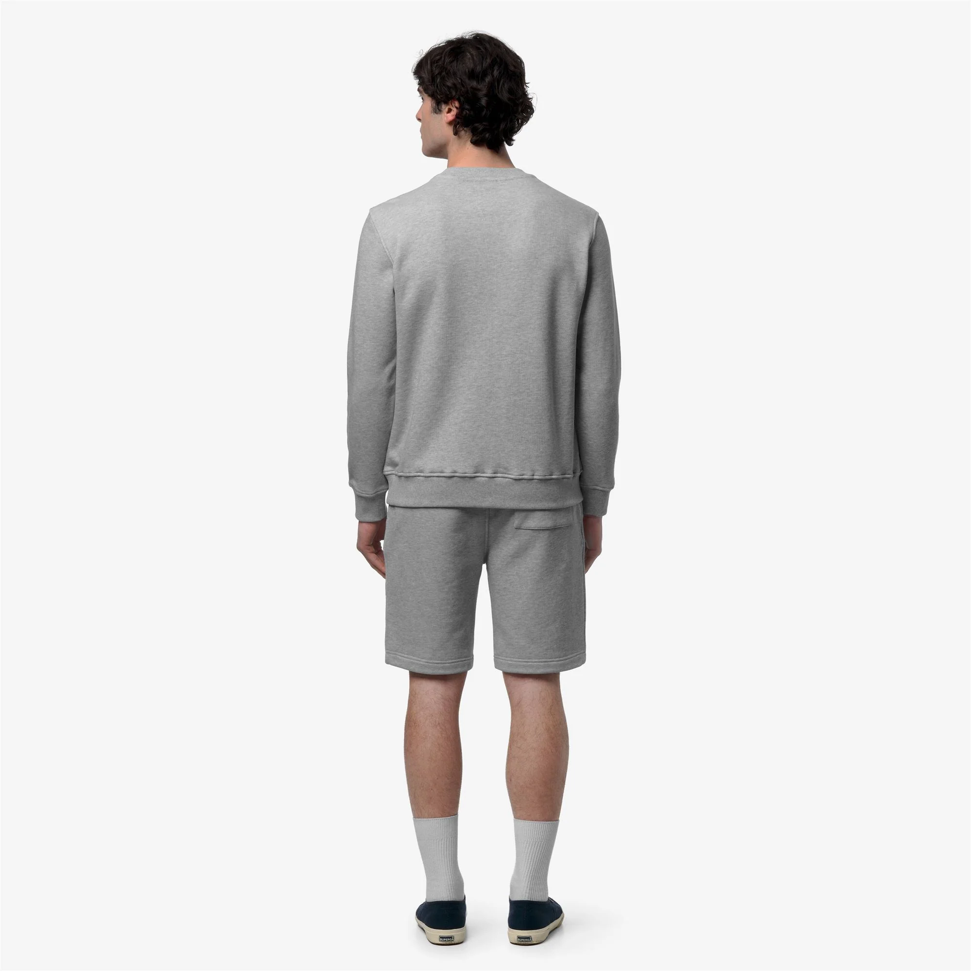BAPTISTE FRENCH TERRY - Fleece - Jumper - Man - GREY MID MEL - Image 5