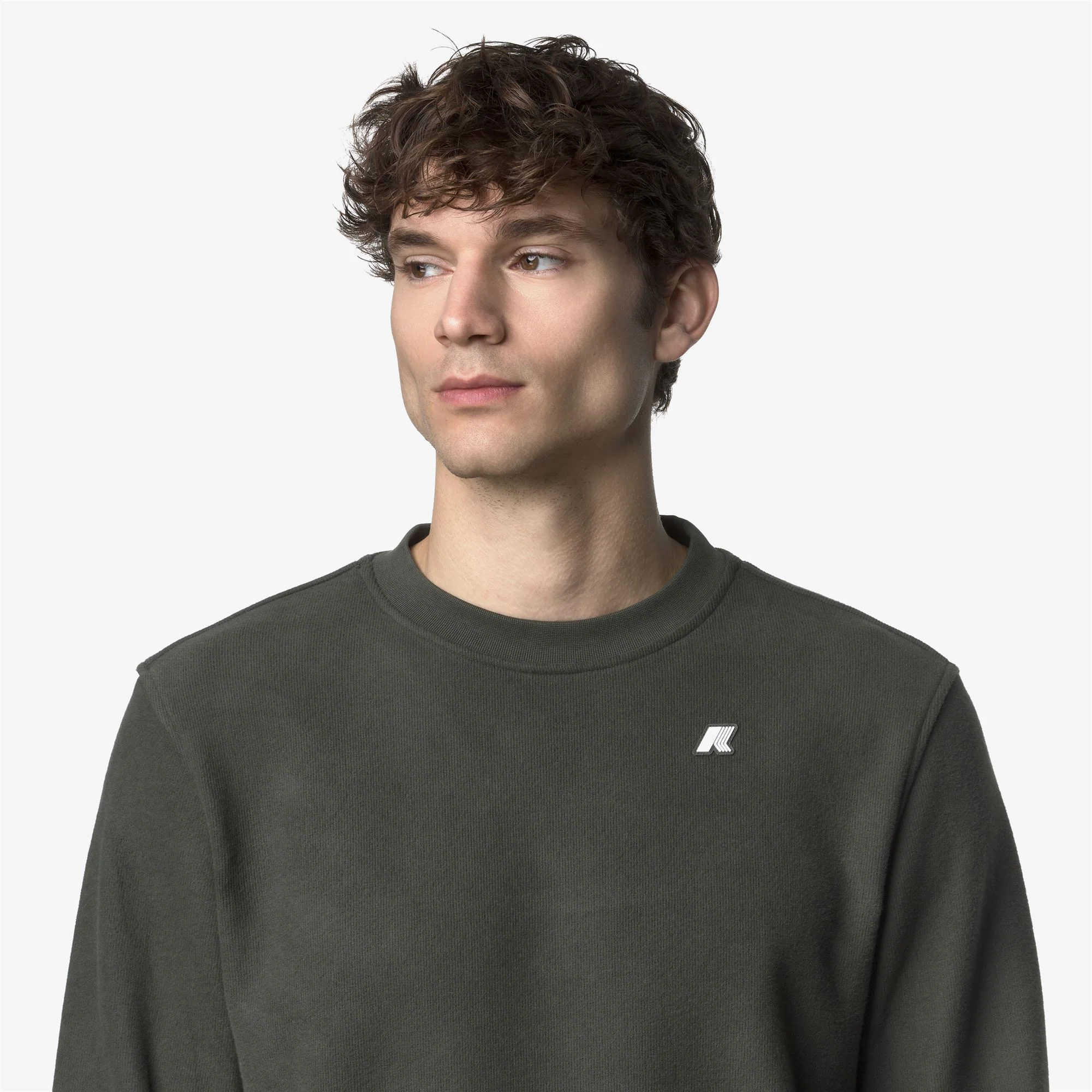 BAPTISTE HEAVY FLEECE - Fleece - Jumper - Man - GREEN BLACKISH - Image 2