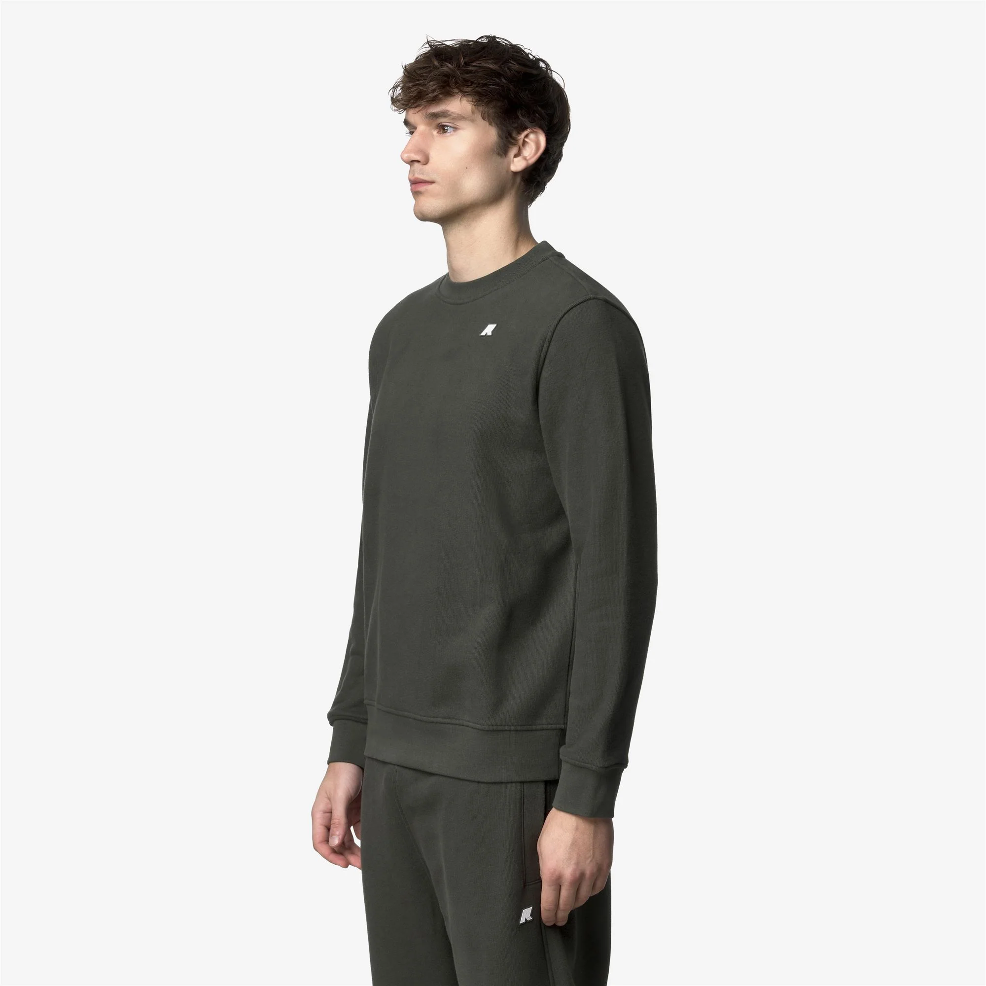 BAPTISTE HEAVY FLEECE - Fleece - Jumper - Man - GREEN BLACKISH - Image 4