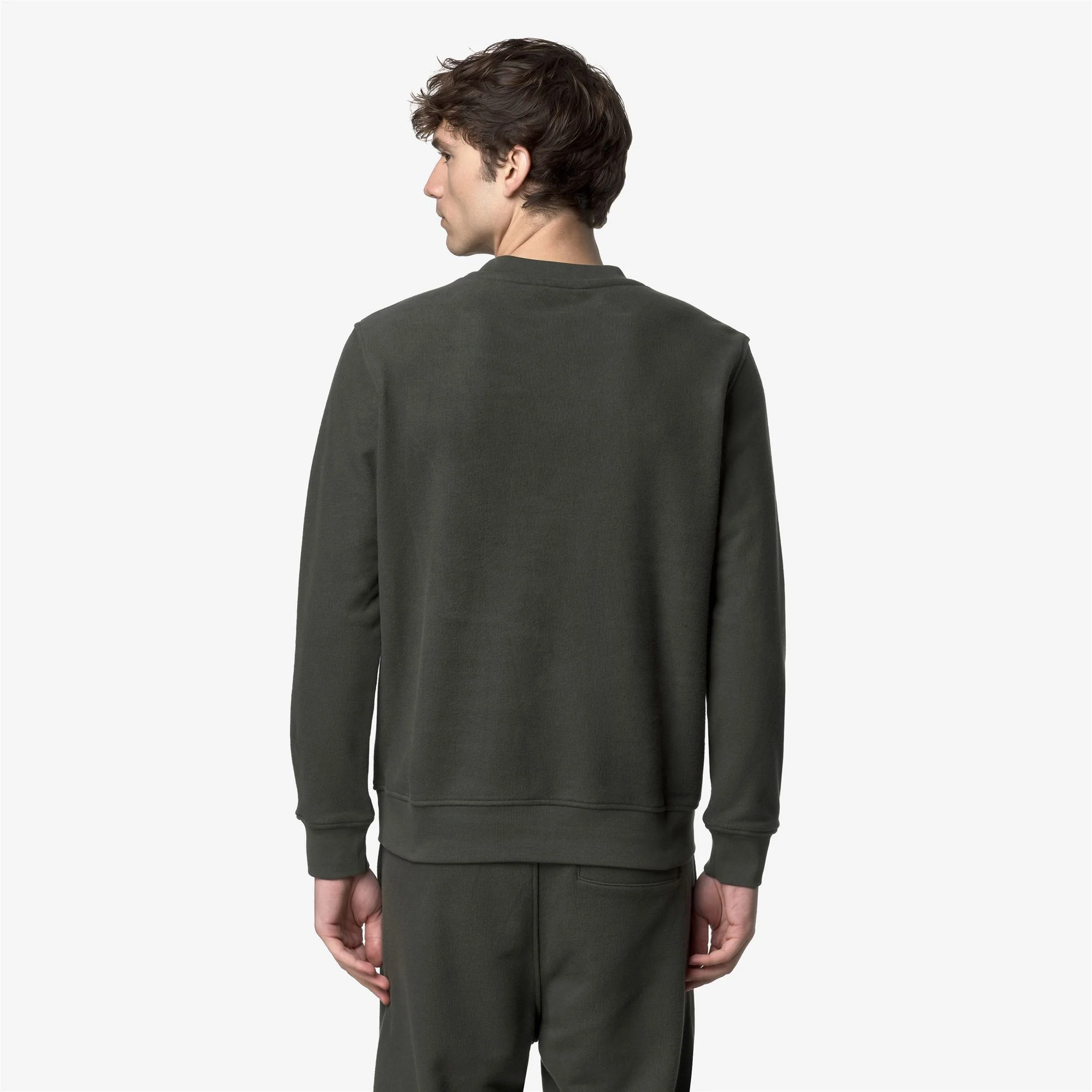 BAPTISTE HEAVY FLEECE - Fleece - Jumper - Man - GREEN BLACKISH - Image 5