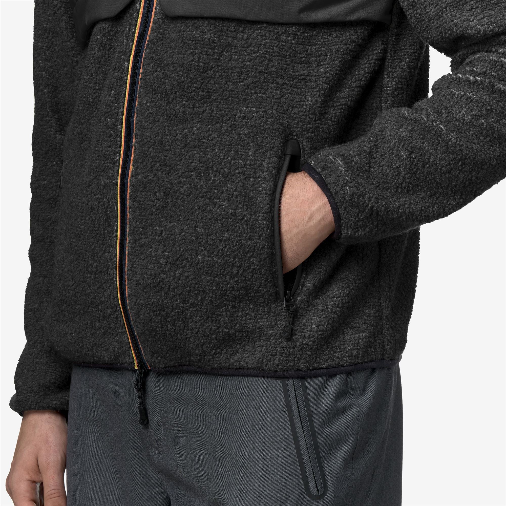 BAUGES W POLAR - Fleece - Jacket - Man - BLACK PURE - Image 2