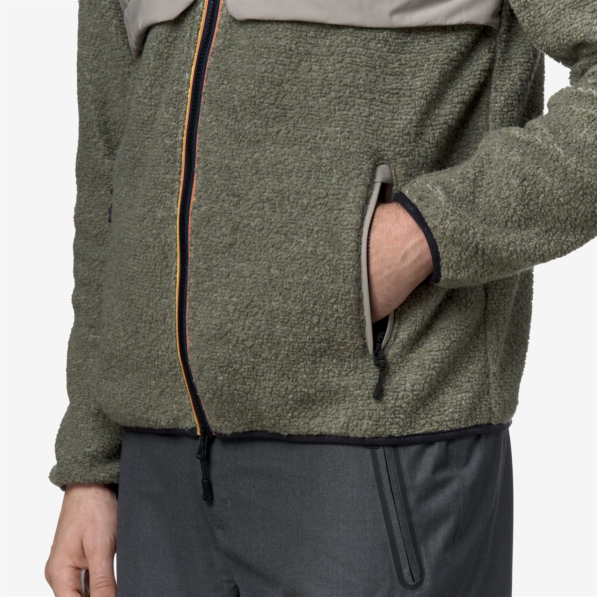 BAUGES W POLAR - Fleece - Jacket - Man - GREEN OAK - Image 2