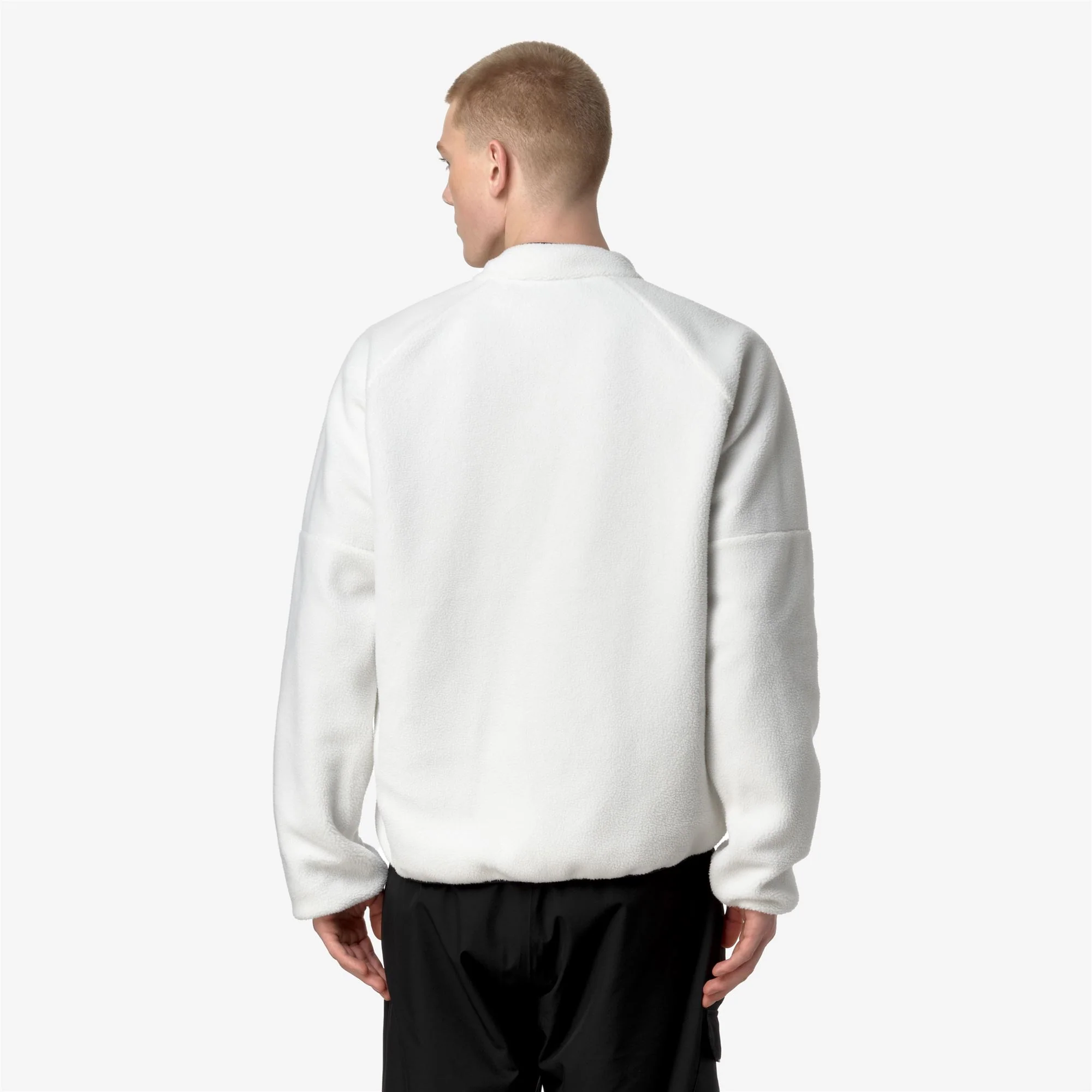 BESSANS - Fleece - Jacket - Man - WHITE G-BLACK - Image 6