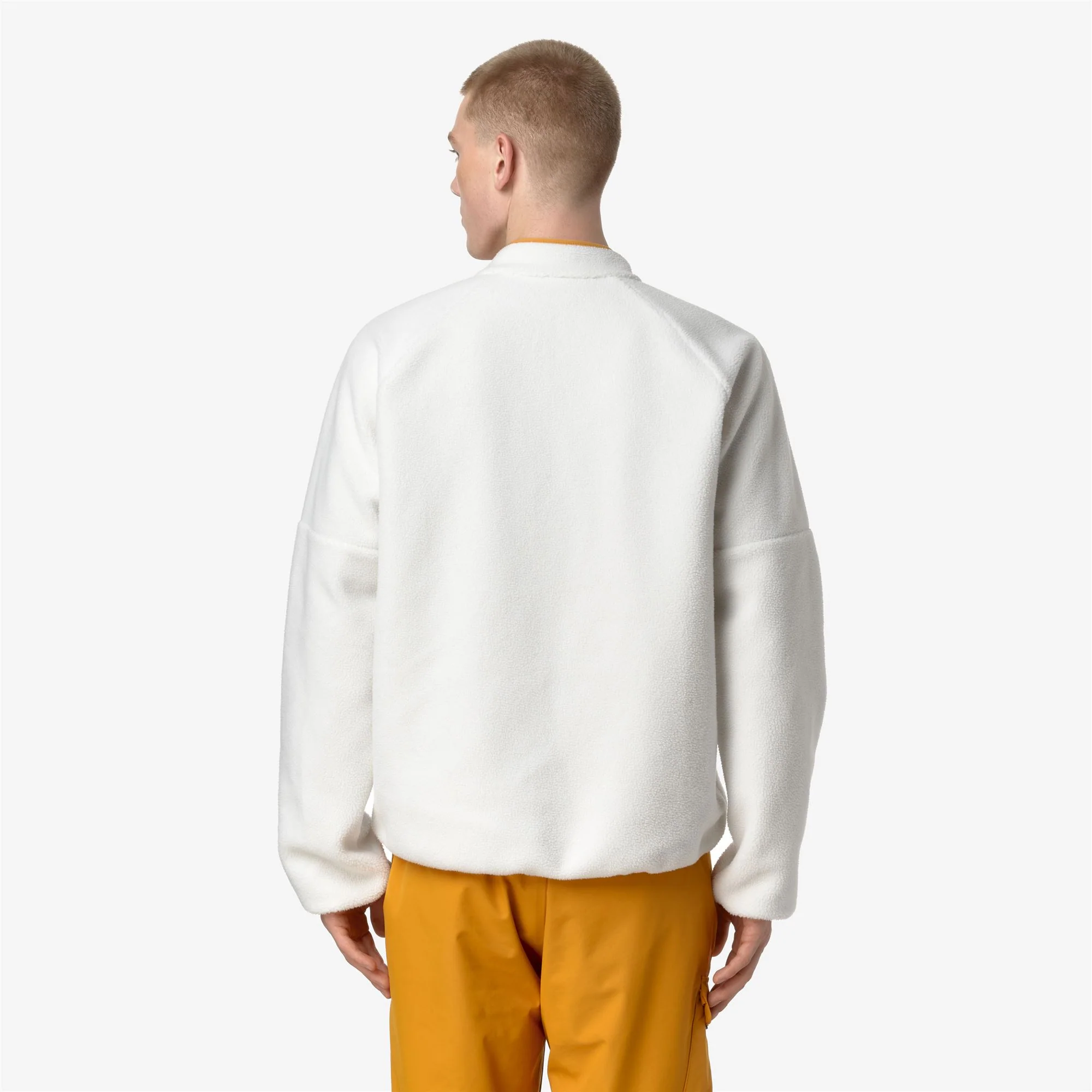 BESSANS - Fleece - Jacket - Man - WHITE G-YELLOW INCA - Image 6
