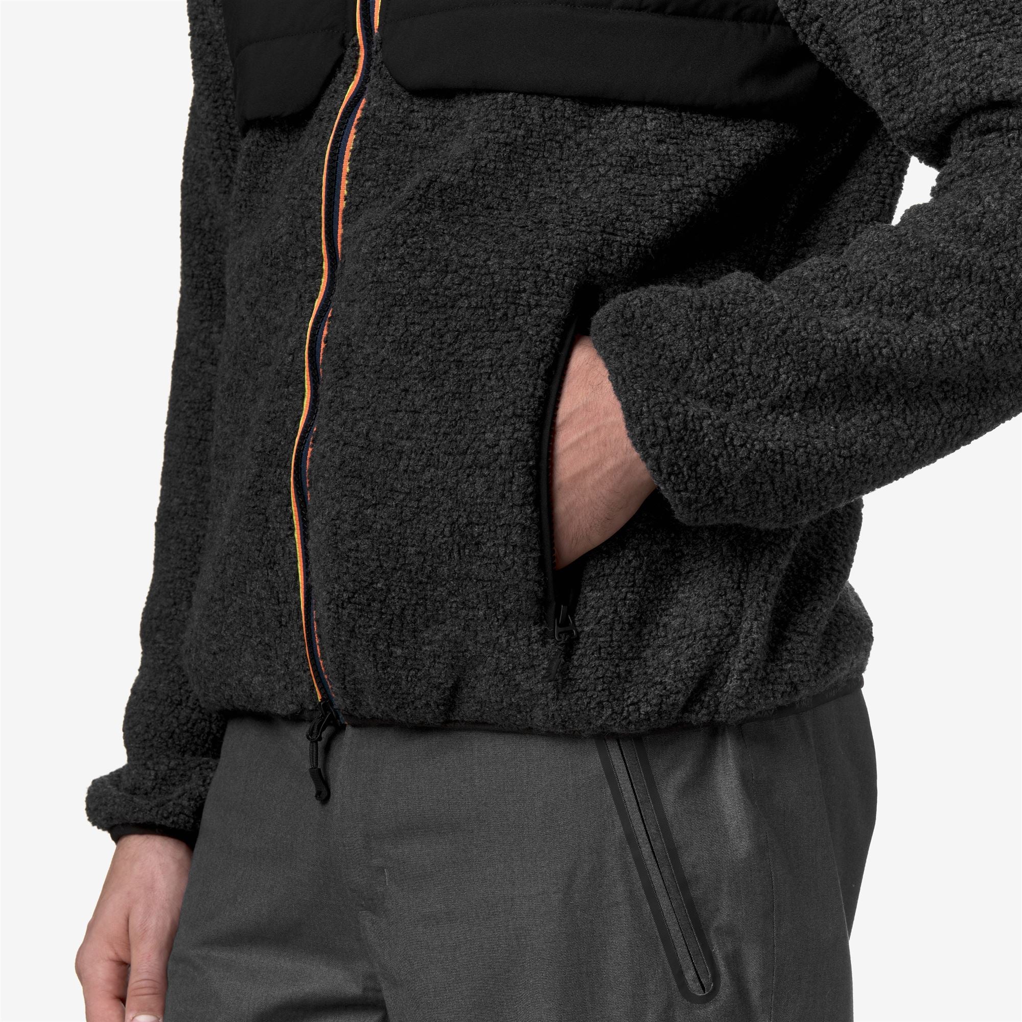 BORNES W POLAR - Fleece - Jacket - Man - BLACK PURE - Image 2