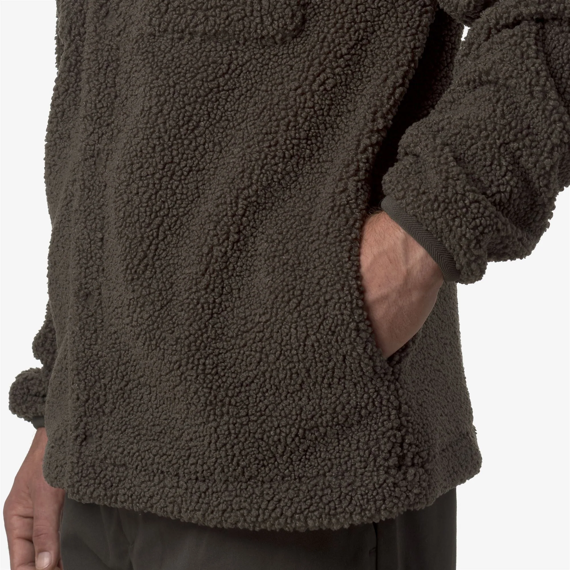 CAMERON SHERPA POLAR - Fleece - Jacket - Man - BLACK OLIVE COMBO - Image 2