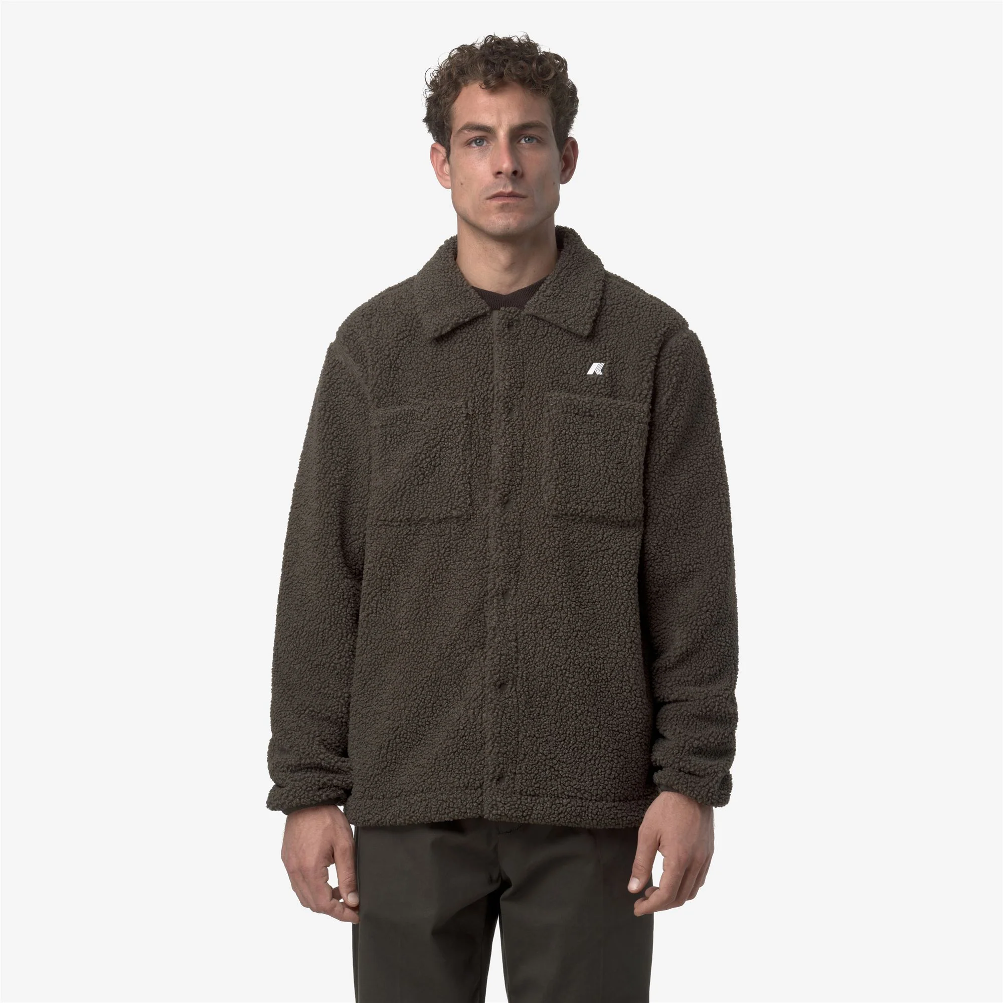 CAMERON SHERPA POLAR - Fleece - Jacket - Man - BLACK OLIVE COMBO - Image 3