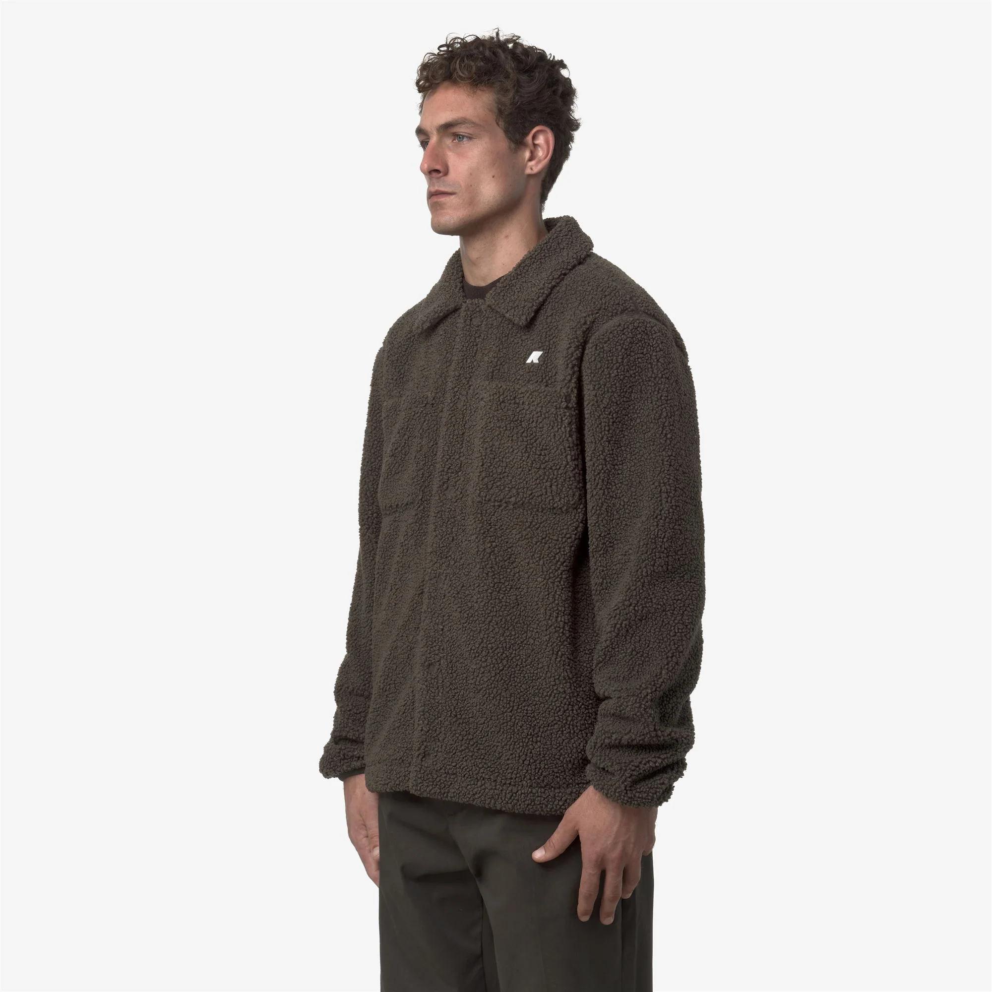 CAMERON SHERPA POLAR - Fleece - Jacket - Man - BLACK OLIVE COMBO - Image 4