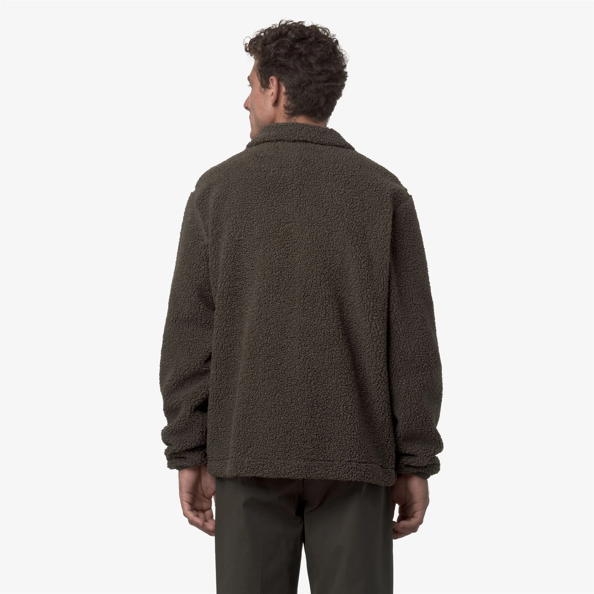 CAMERON SHERPA POLAR - Fleece - Jacket - Man - BLACK OLIVE COMBO - Image 5