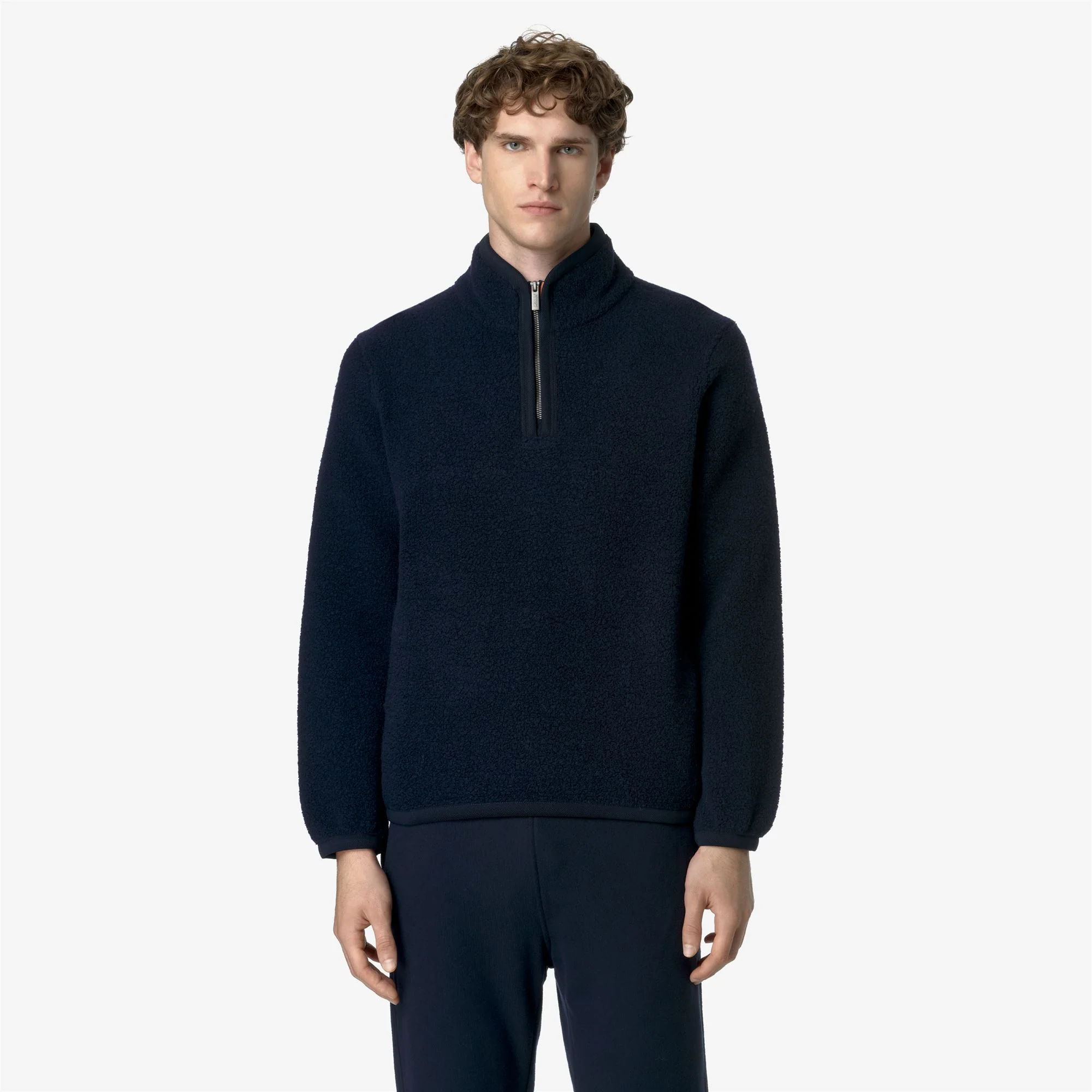 ERN WOOL FLEECE - Fleece - Pull Over - Man - BLUE DEPTH - Image 3