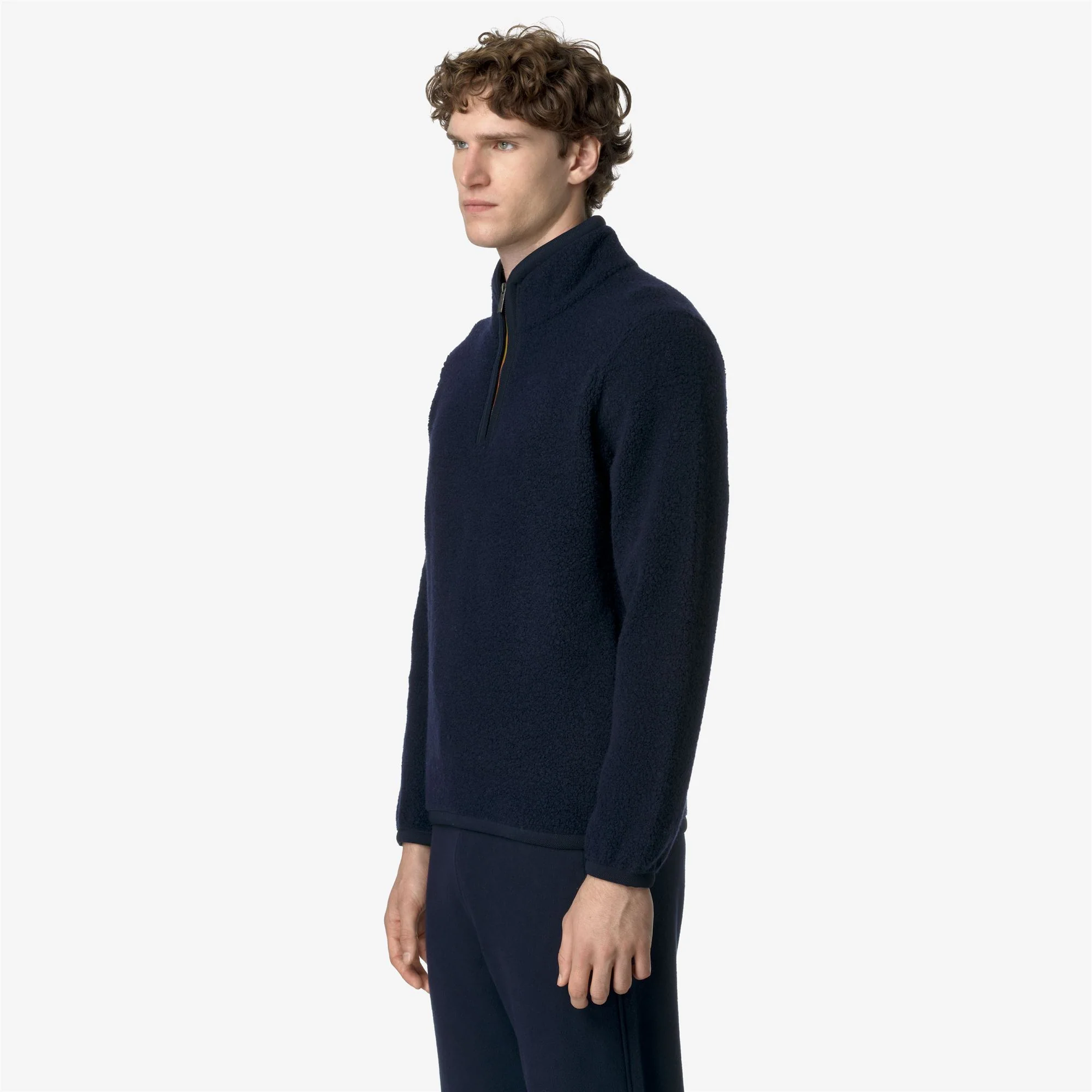 ERN WOOL FLEECE - Fleece - Pull Over - Man - BLUE DEPTH - Image 4