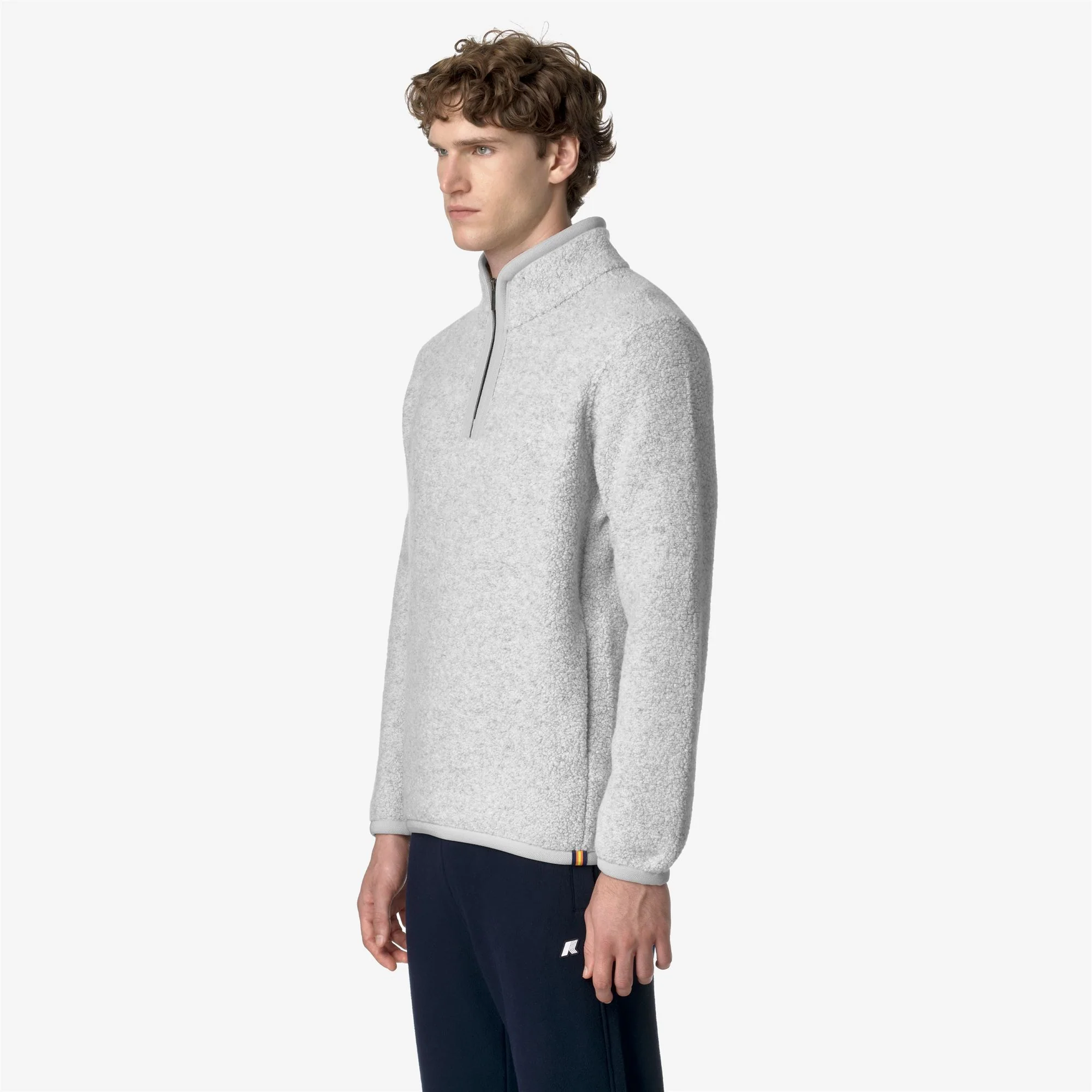ERN WOOL FLEECE - Fleece - Pull  Over - Man - LT GREY MEL - Image 4