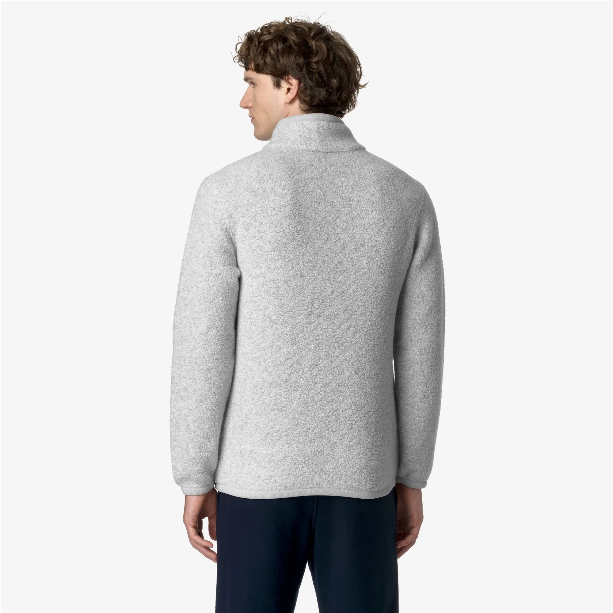 ERN WOOL FLEECE - Fleece - Pull  Over - Man - LT GREY MEL - Image 5