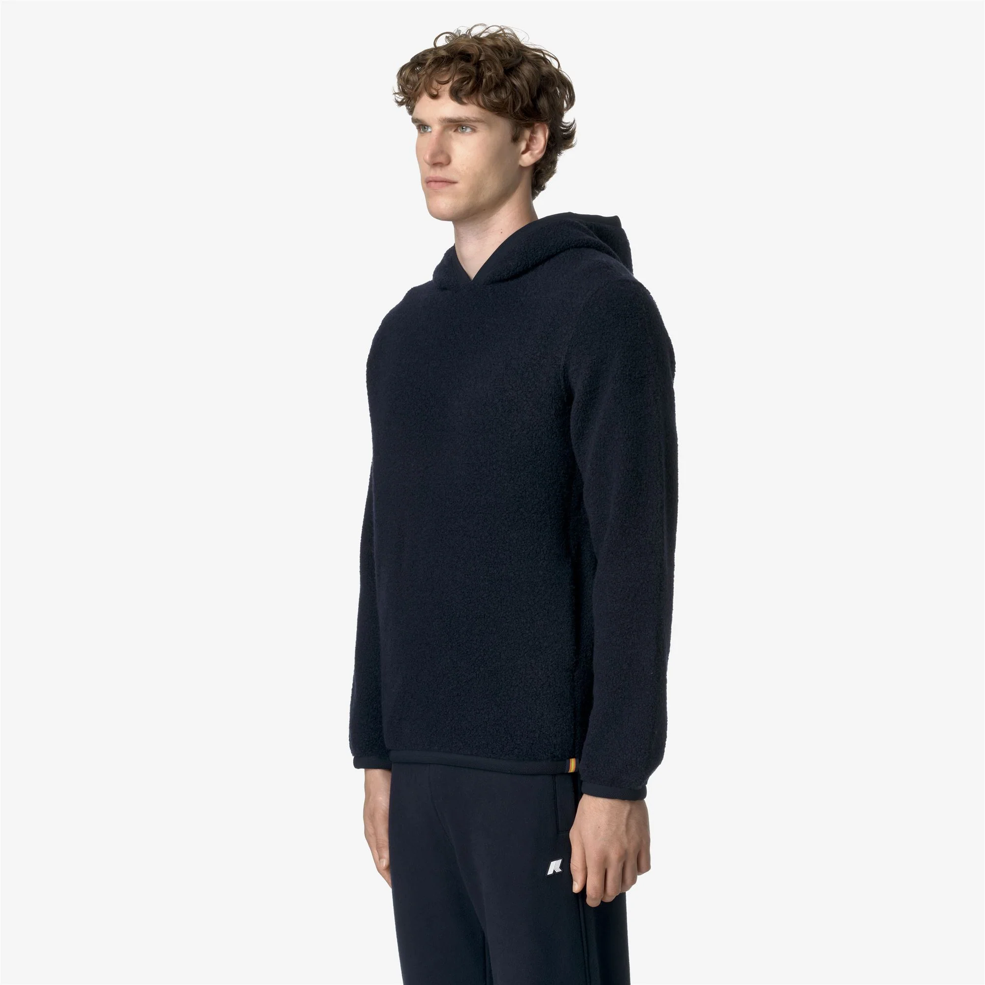 ERNIE WOOL FLEECE - Fleece - Pull Over - Man - BLUE DEPTH - Image 4