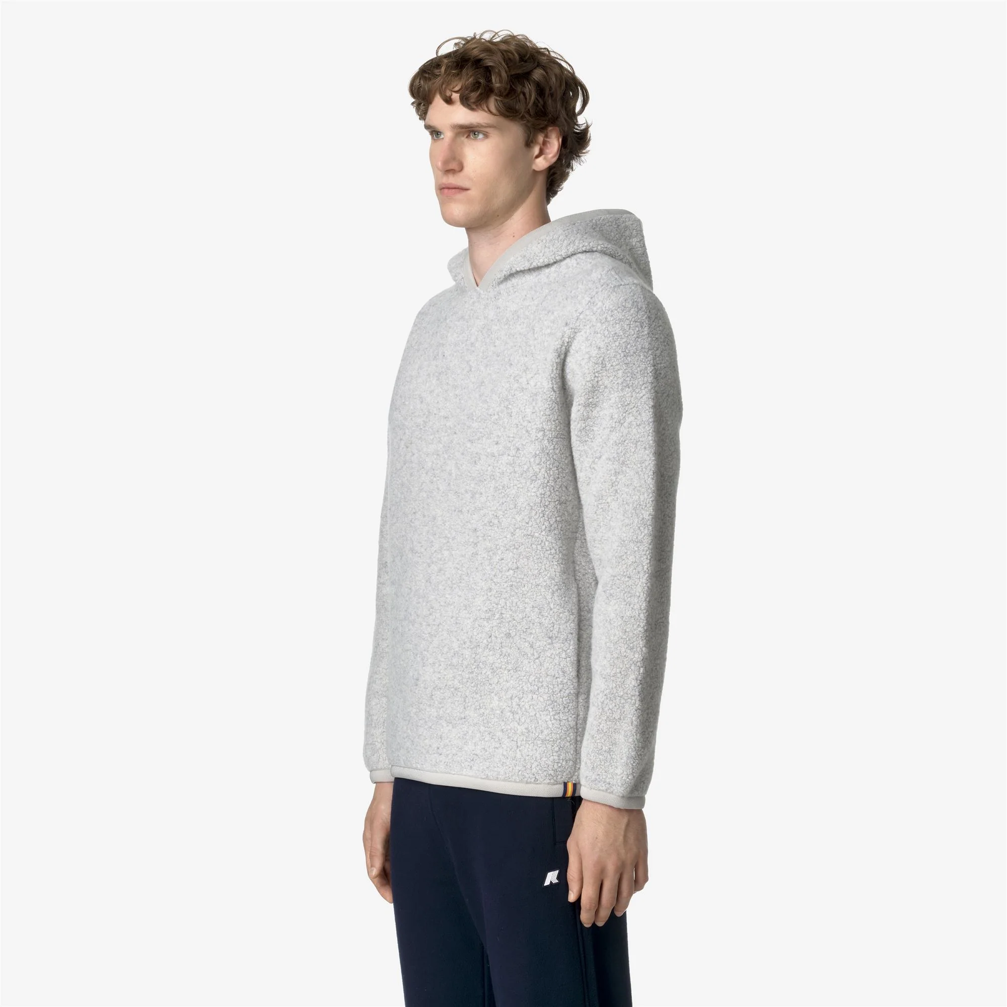 ERNIE WOOL FLEECE - Fleece - Pull  Over - Man - LT GREY MEL - Image 4