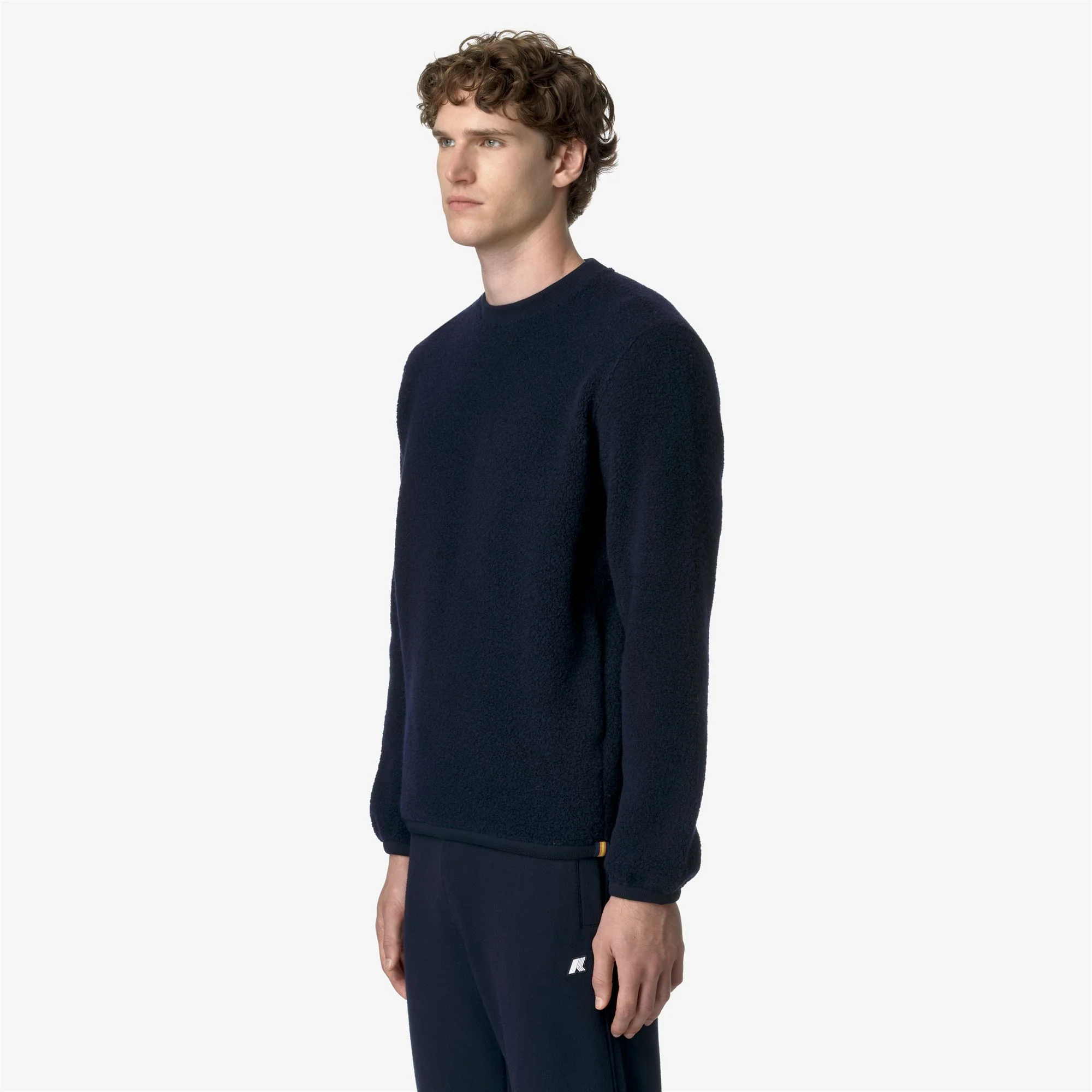 EROUND WOOL FLEECE - Fleece - Pull  Over - Man - BLUE DEPTH - Image 4