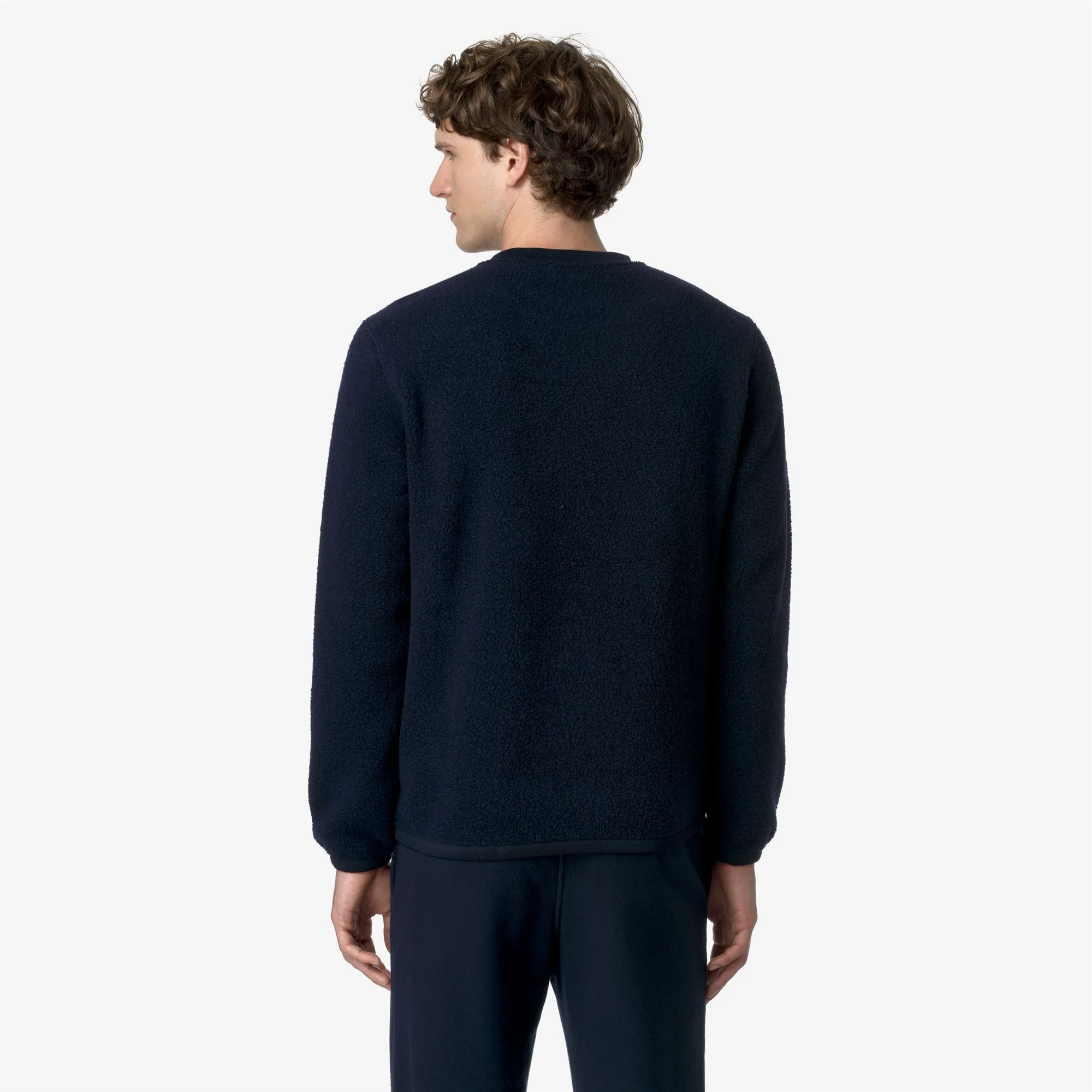 EROUND WOOL FLEECE - Fleece - Pull  Over - Man - BLUE DEPTH - Image 5