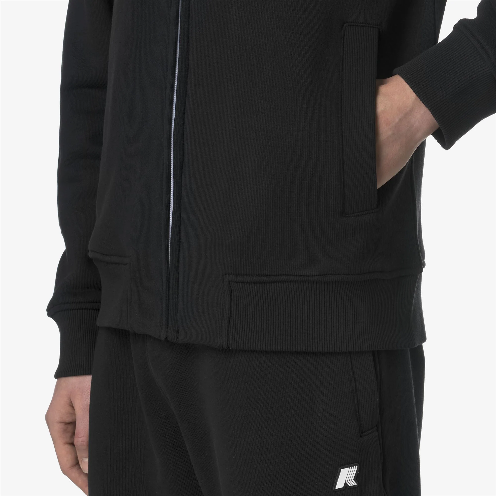 FINN FRENCH TERRY - Fleece - Jacket - Man - BLACK PURE - Image 2