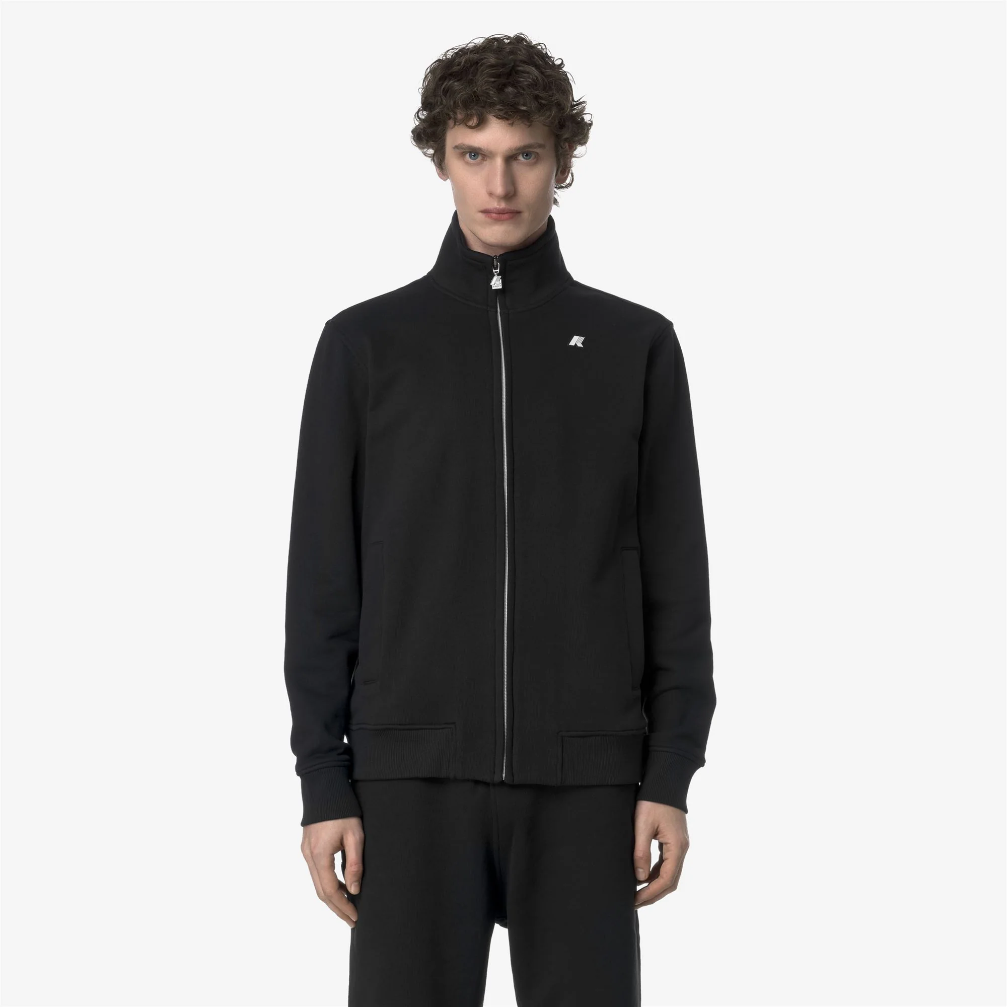 FINN FRENCH TERRY - Fleece - Jacket - Man - BLACK PURE - Image 3
