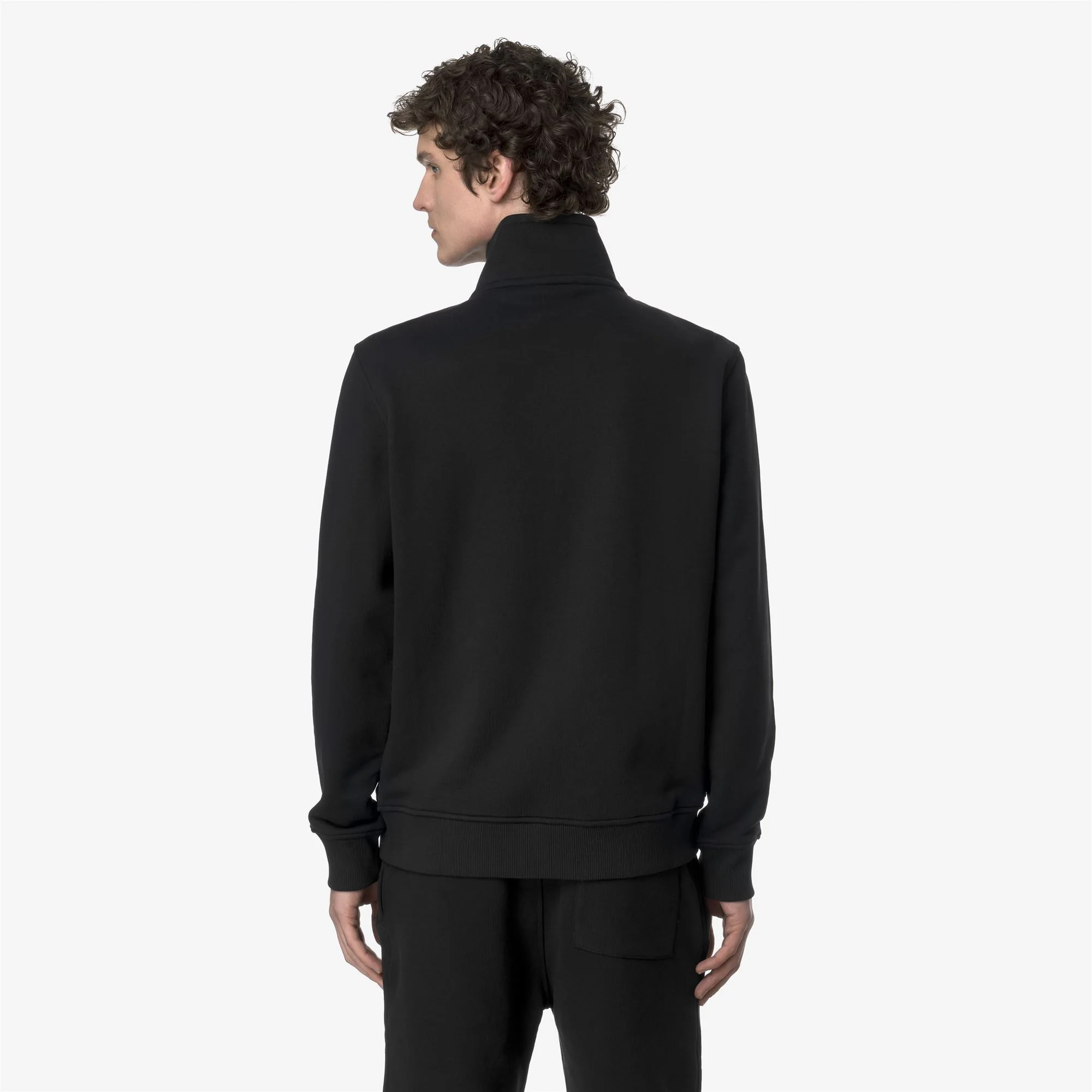 FINN FRENCH TERRY - Fleece - Jacket - Man - BLACK PURE - Image 5