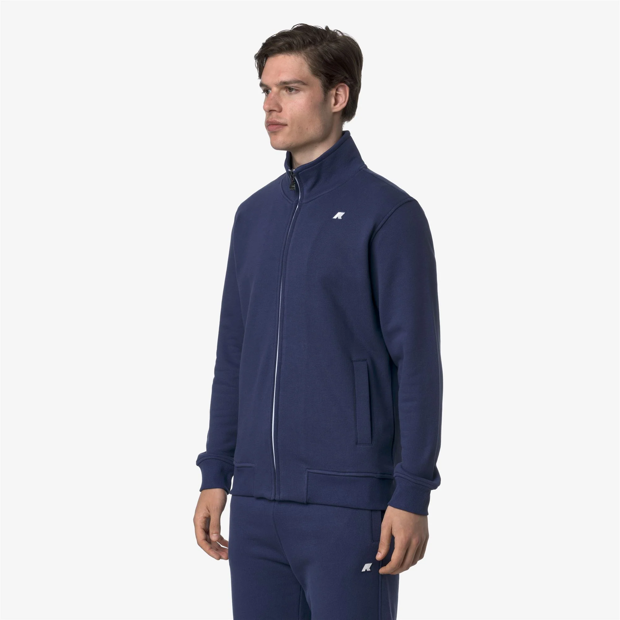 FINN FRENCH TERRY - Fleece - Jacket - Man - BLUE DEEP COBALT - Image 4