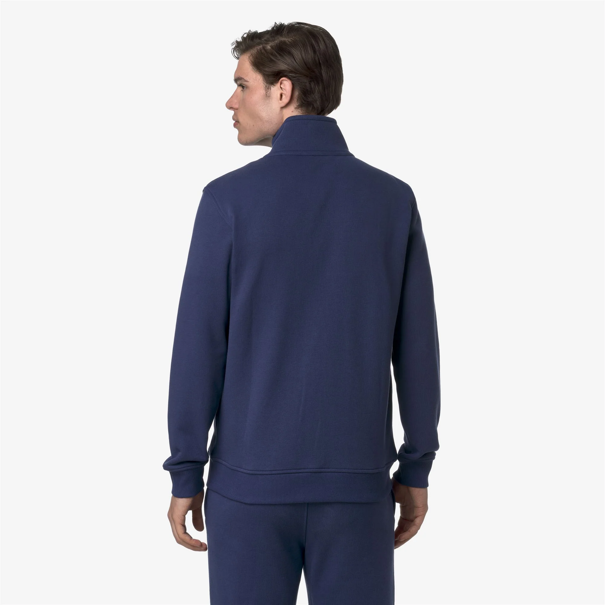 FINN FRENCH TERRY - Fleece - Jacket - Man - BLUE DEEP COBALT - Image 5