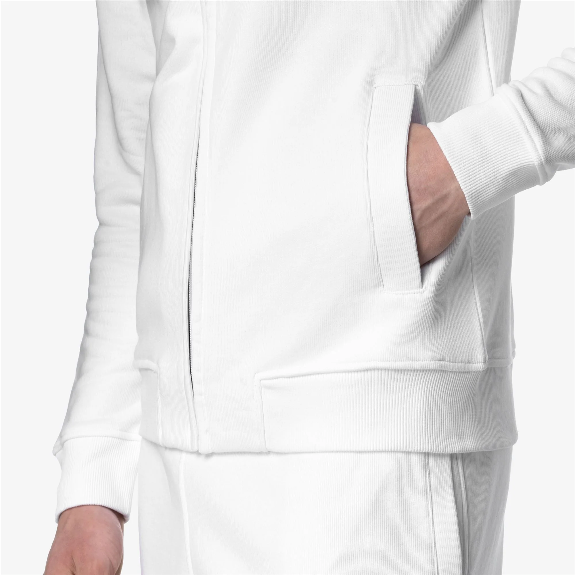 FINN FRENCH TERRY - Fleece - Jacket - Man - WHITE - Image 2