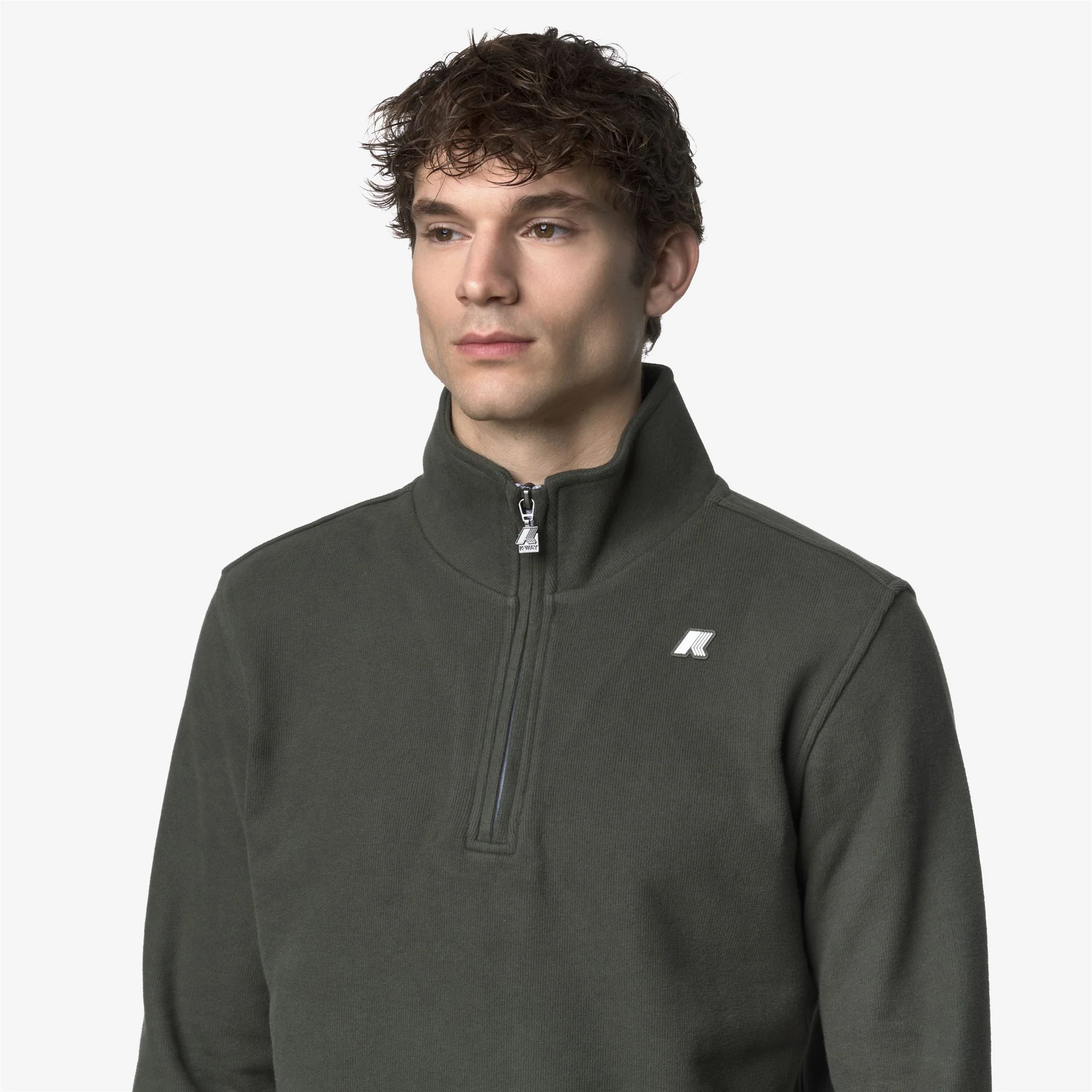 FINNICK HEAVY FLEECE - Fleece - Pull  Over - Man - GREEN BLACKISH - Image 2
