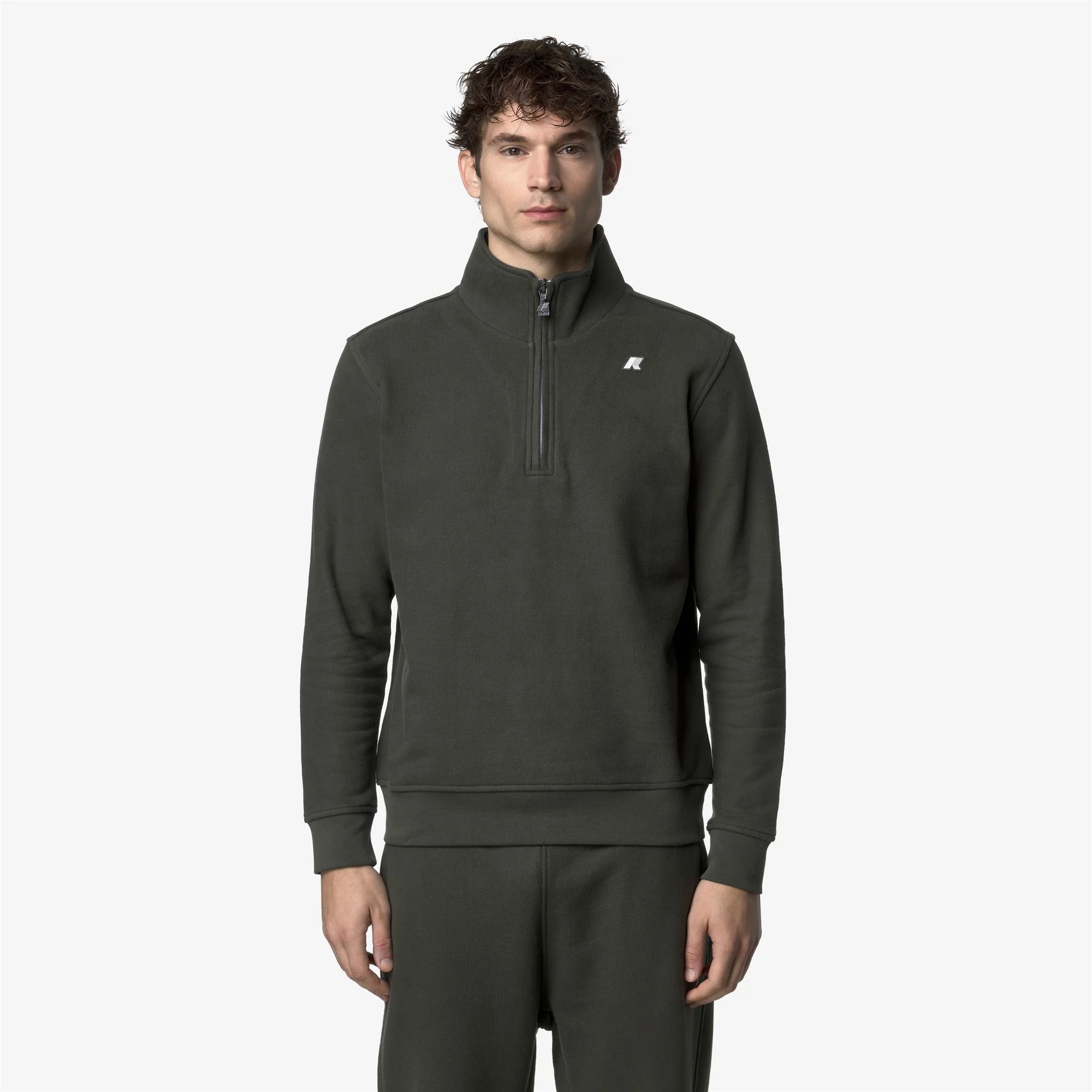 FINNICK HEAVY FLEECE - Fleece - Pull  Over - Man - GREEN BLACKISH - Image 3