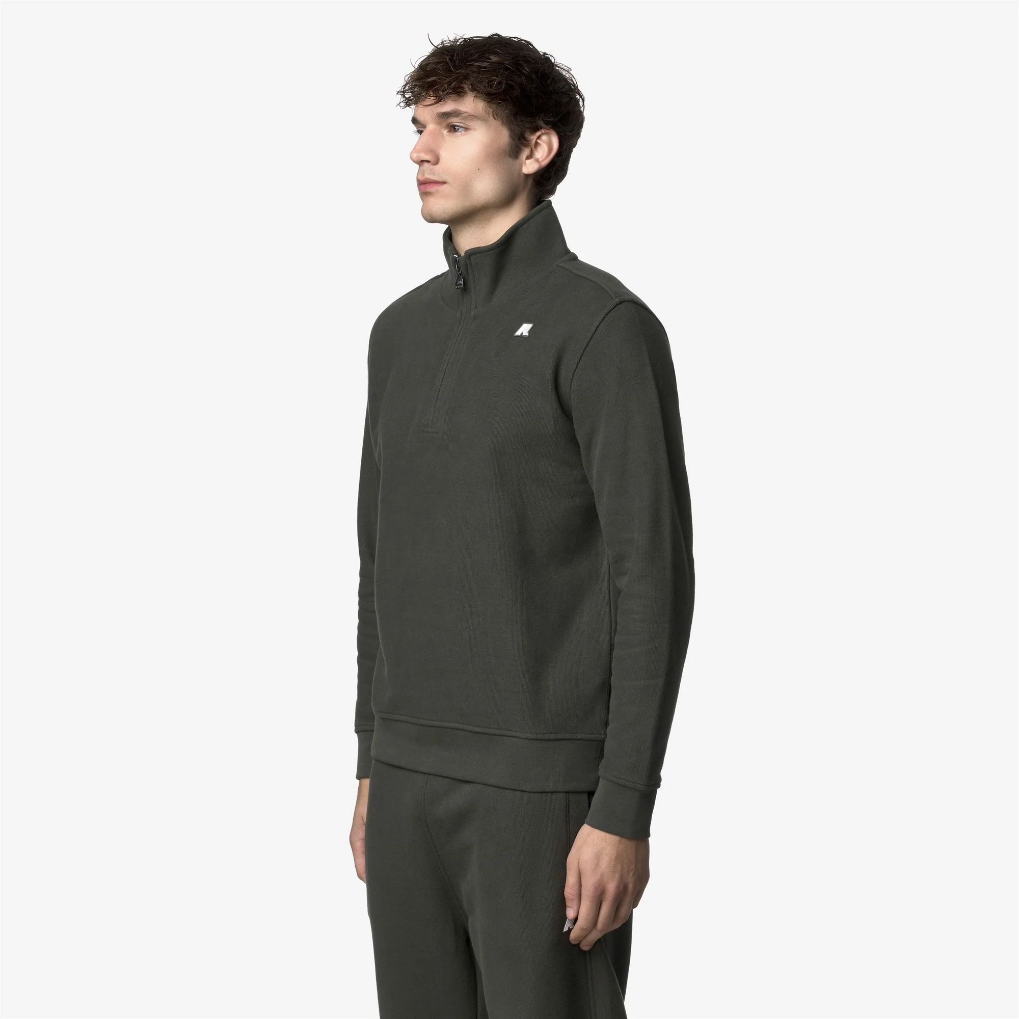 FINNICK HEAVY FLEECE - Fleece - Pull  Over - Man - GREEN BLACKISH - Image 4