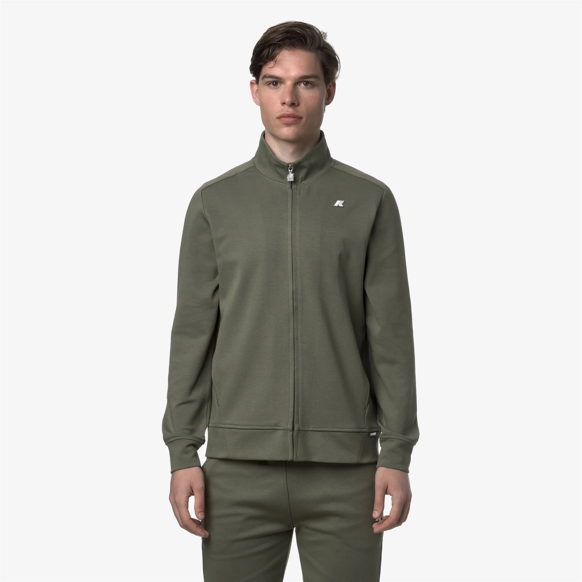 HAYCE INTERLOCK - Fleece - Jacket - Man - GREEN LICHEN - Image 3