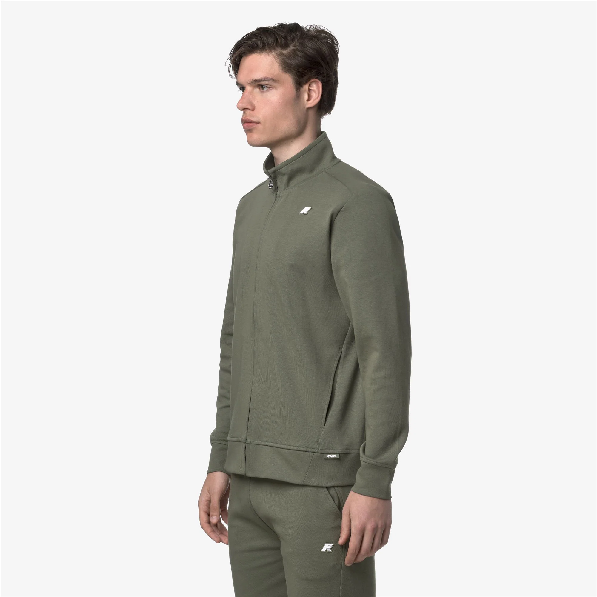 HAYCE INTERLOCK - Fleece - Jacket - Man - GREEN LICHEN - Image 4