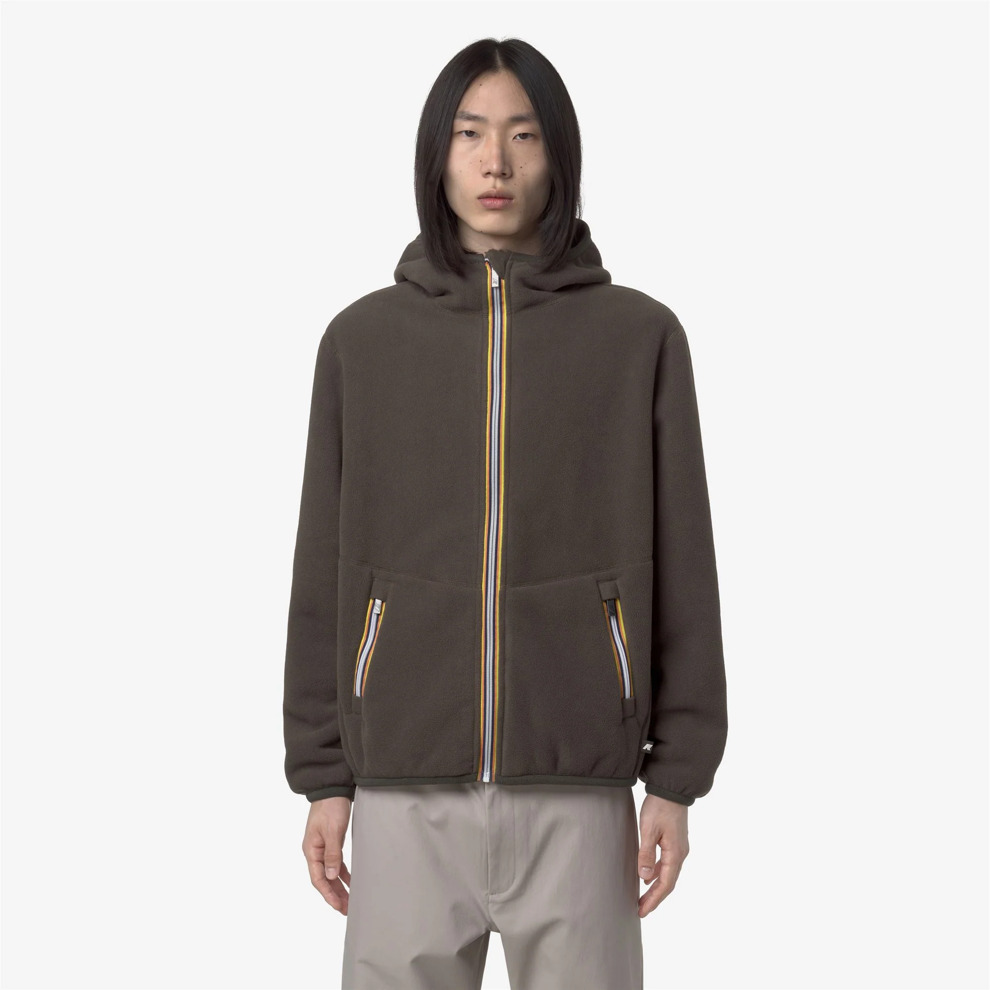 JACK SHERPA POLAR REVERSIBLE - Fleece - Jacket - Man - BLACK OLIVE COMBO - Image 3