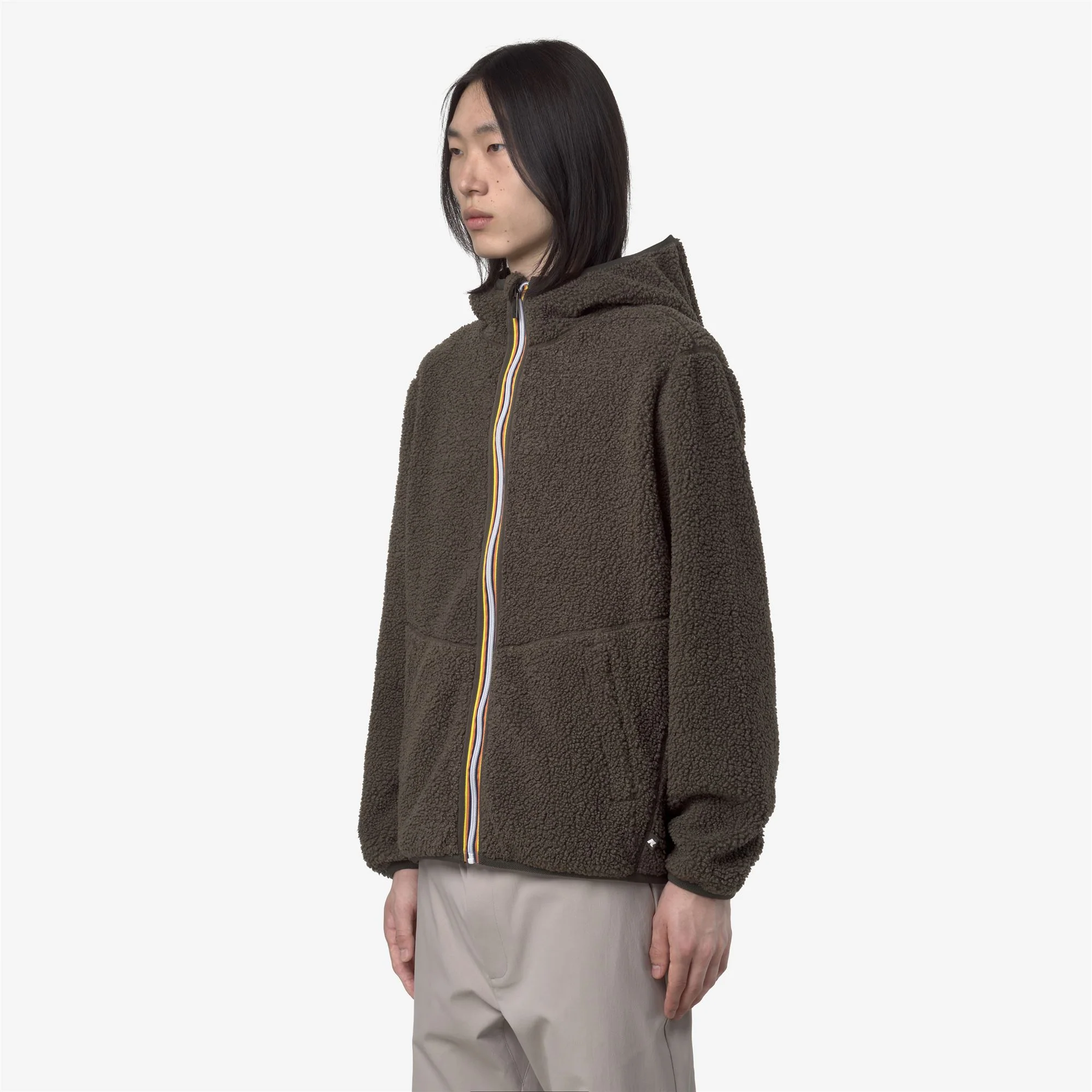 JACK SHERPA POLAR REVERSIBLE - Fleece - Jacket - Man - BLACK OLIVE COMBO - Image 5