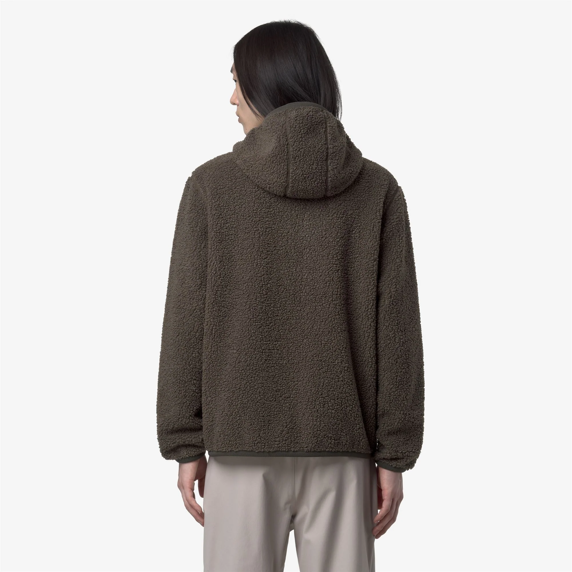 JACK SHERPA POLAR REVERSIBLE - Fleece - Jacket - Man - BLACK OLIVE COMBO - Image 6