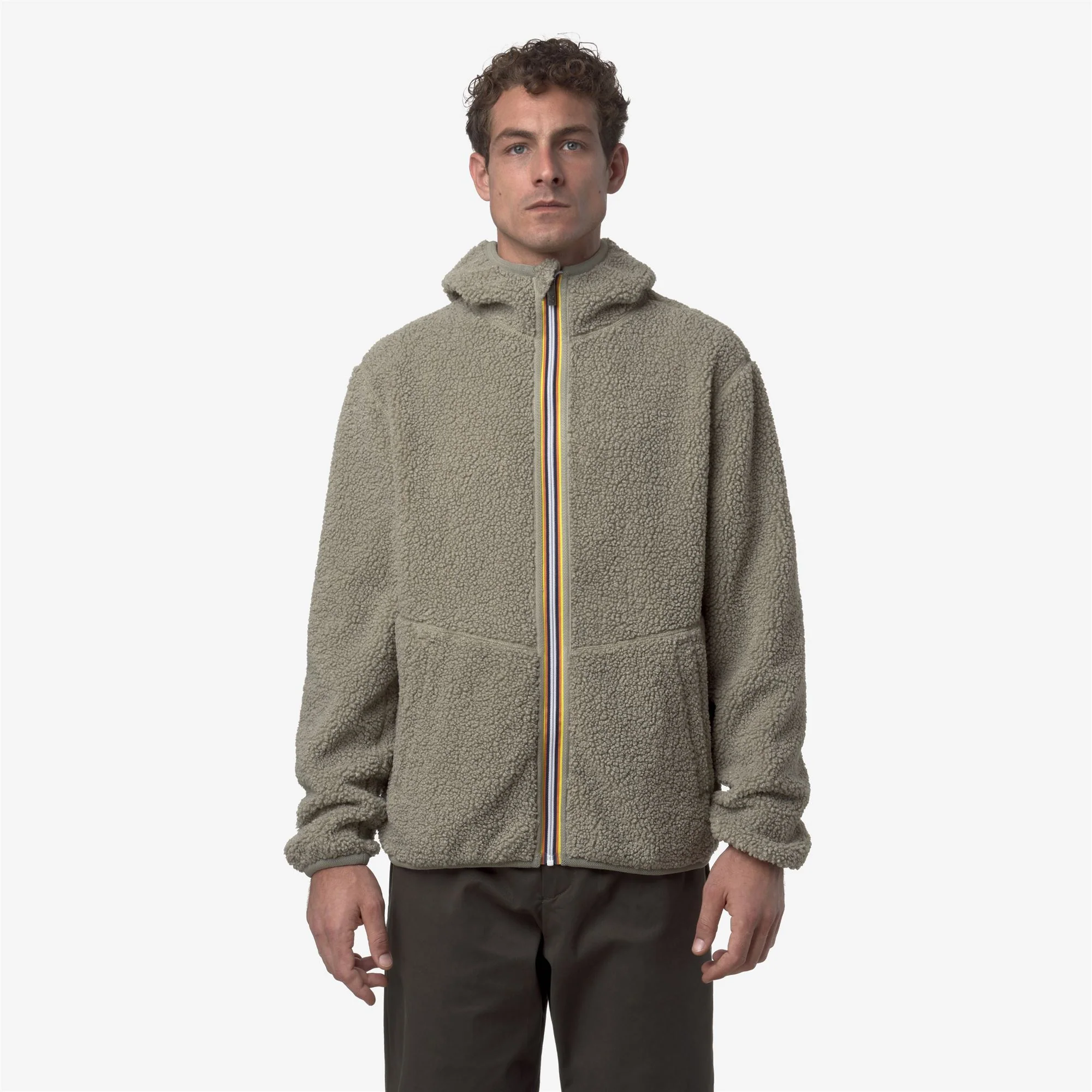 JACK SHERPA POLAR REVERSIBLE - Fleece - Jacket - Man - GREEN OAK-GREEN OAK - Image 4