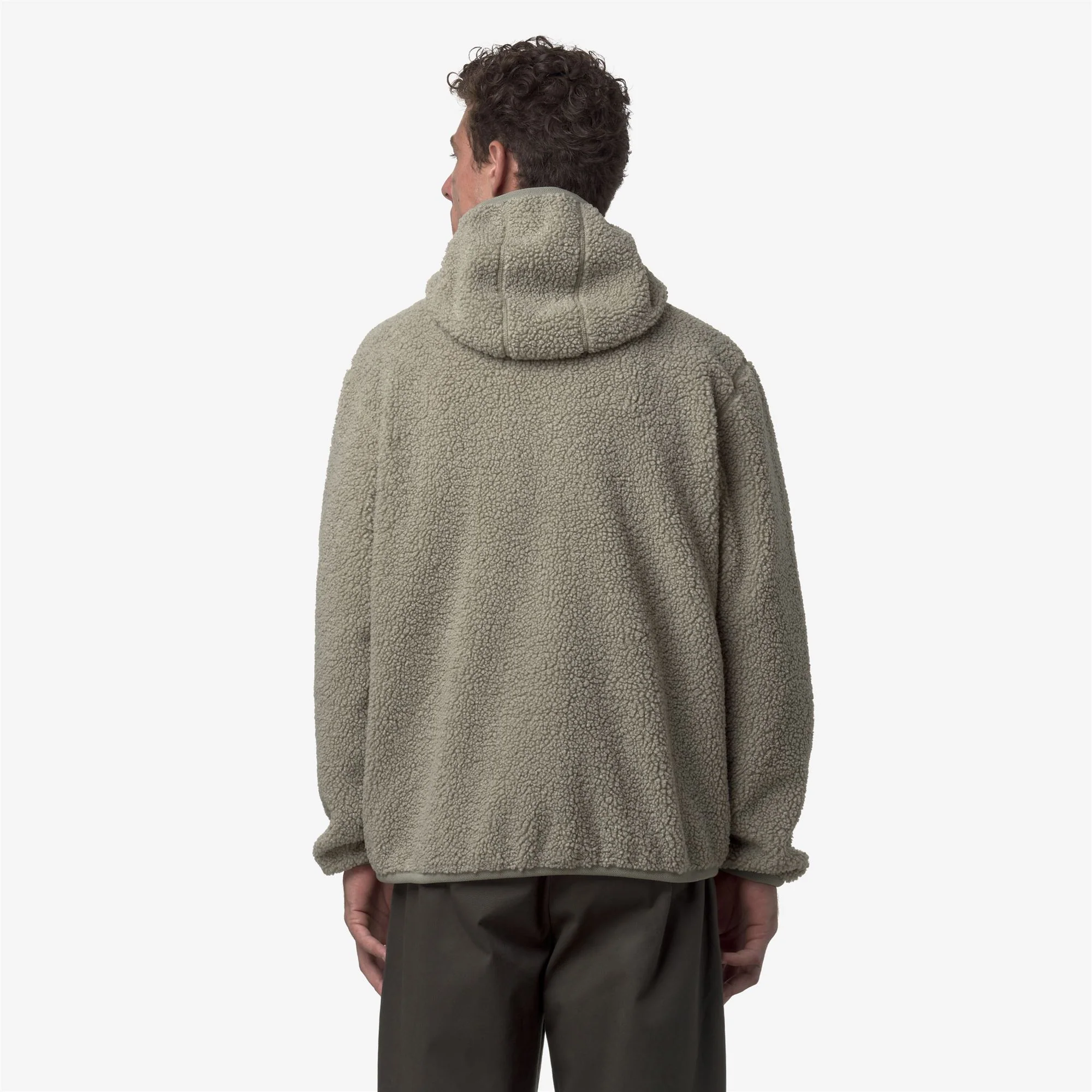 JACK SHERPA POLAR REVERSIBLE - Fleece - Jacket - Man - GREEN OAK-GREEN OAK - Image 6