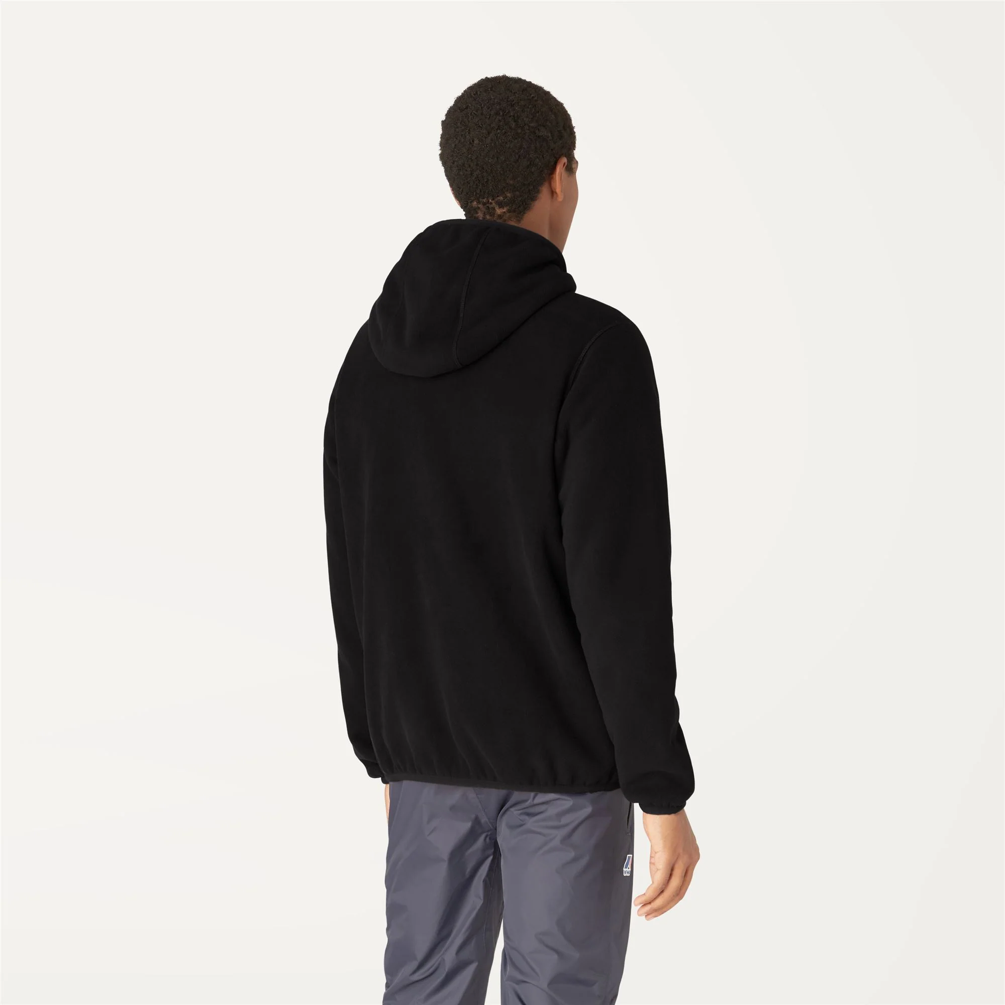 JACQUES POLAR REVERSIBLE - Fleece - Jacket - Man - BLACK PURE-GREY SMOKED - Image 6