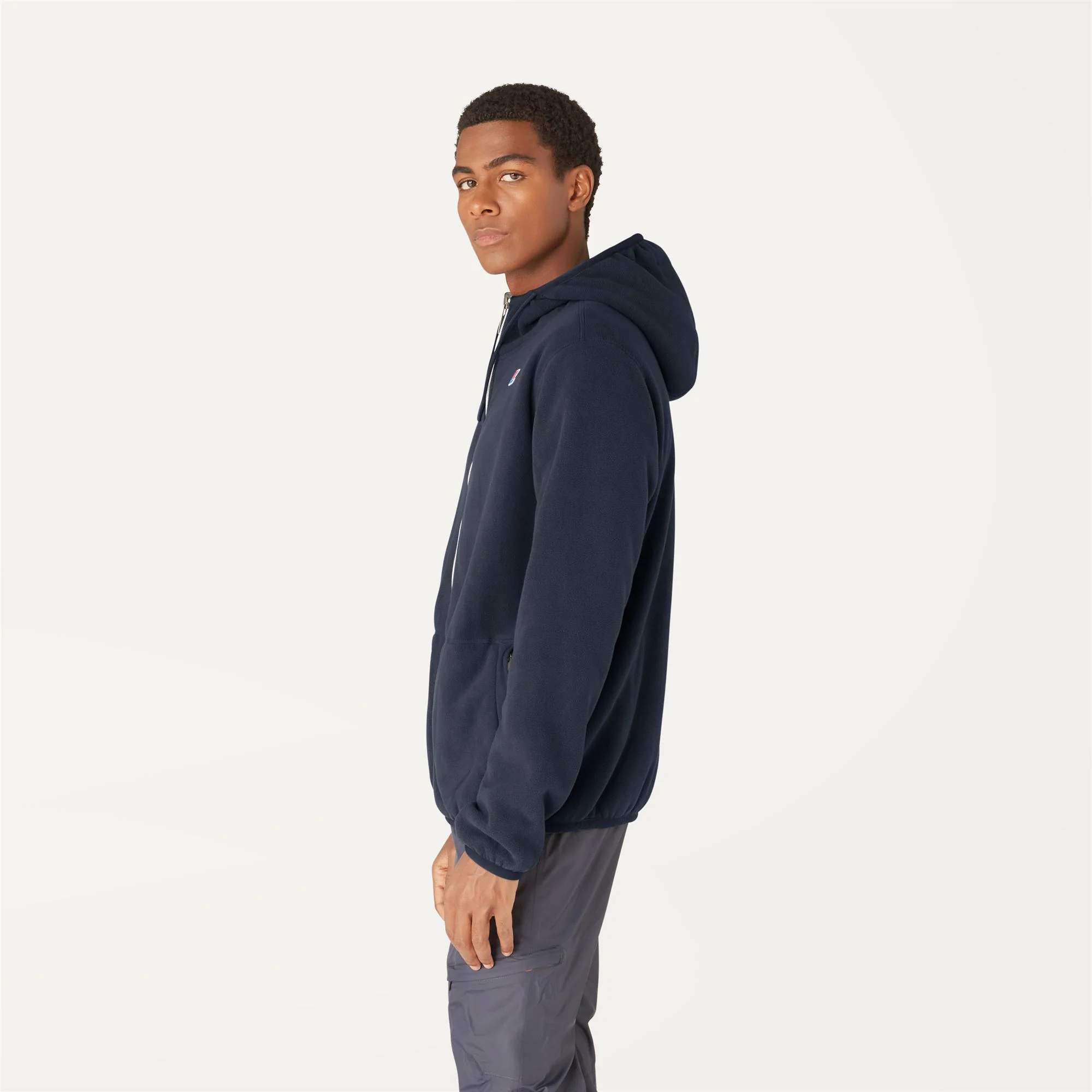 JACQUES POLAR REVERSIBLE - Fleece - Jacket - Man - BLUE DEPTH-BLACK PURE - Image 5
