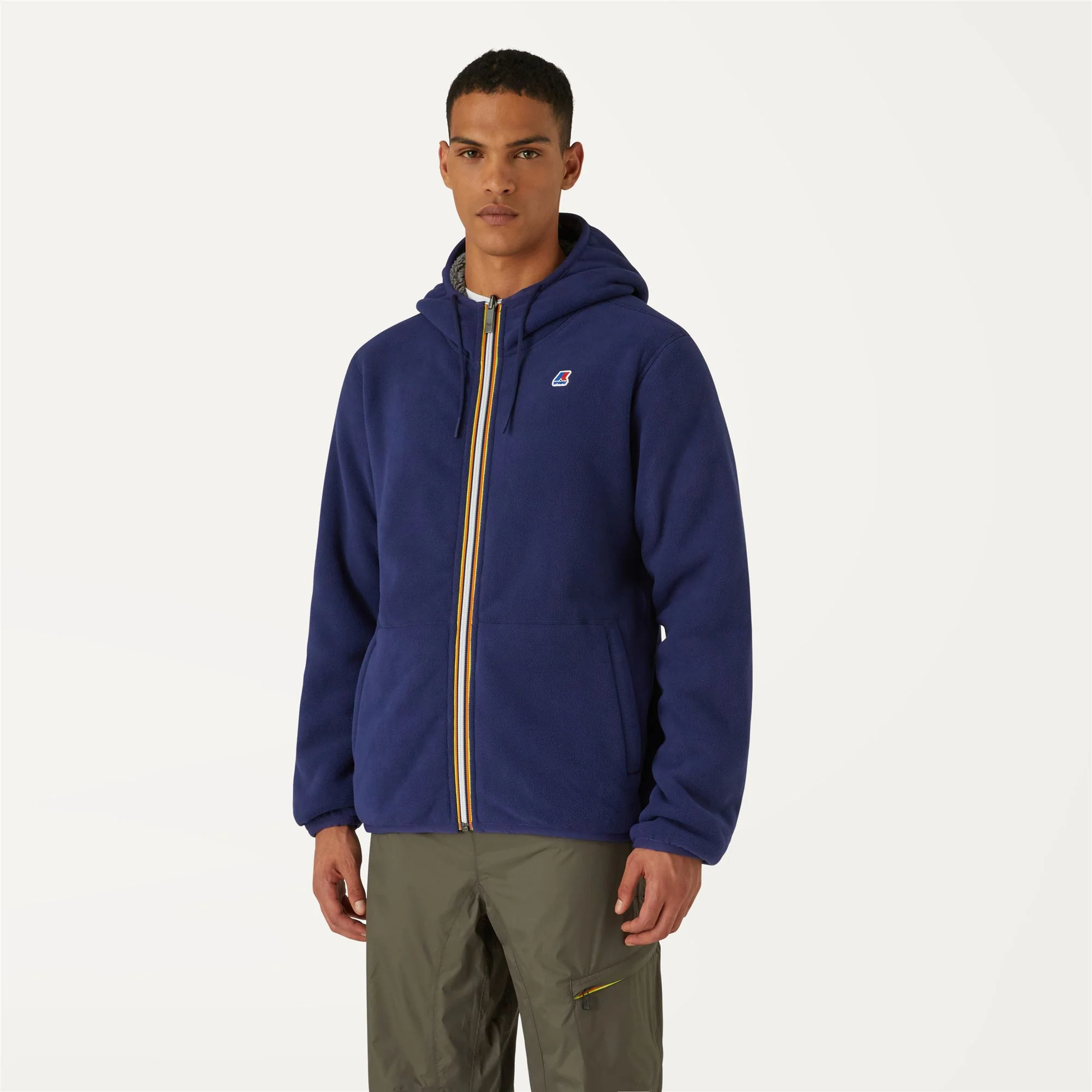 JACQUES POLAR REVERSIBLE - Fleece - Jacket - Man - BLUE MEDIEVAL-GREY MD STEEL - Image 4