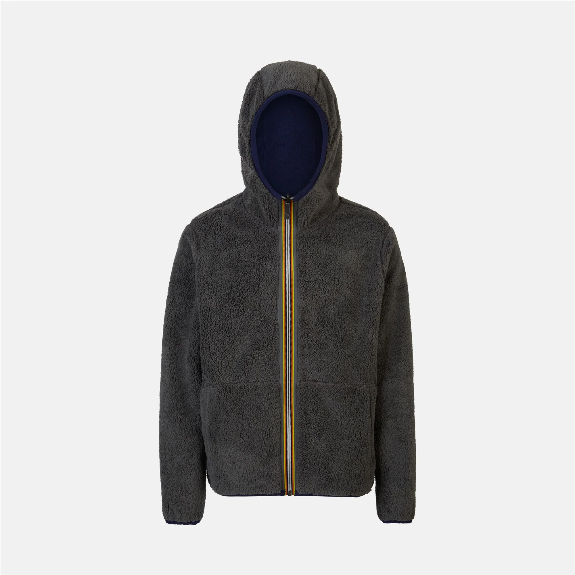 JACQUES POLAR REVERSIBLE - Fleece - Jacket - Man - BLUE MEDIEVAL-GREY MD STEEL - Image 5