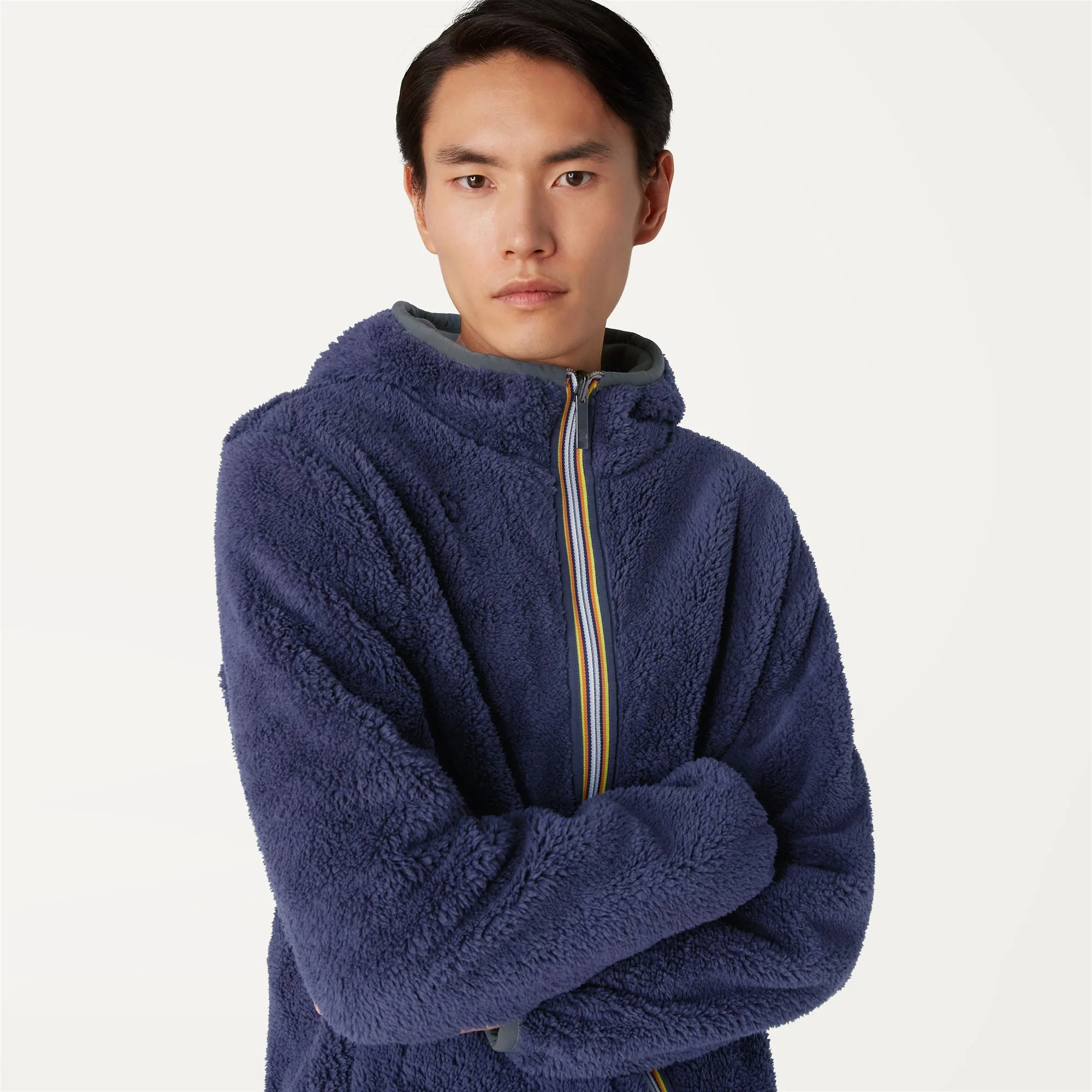 JACQUES POLAR REVERSIBLE - Fleece - Jacket - Man - GREEN BLACKISH-BLUE DEPTH - Image 3