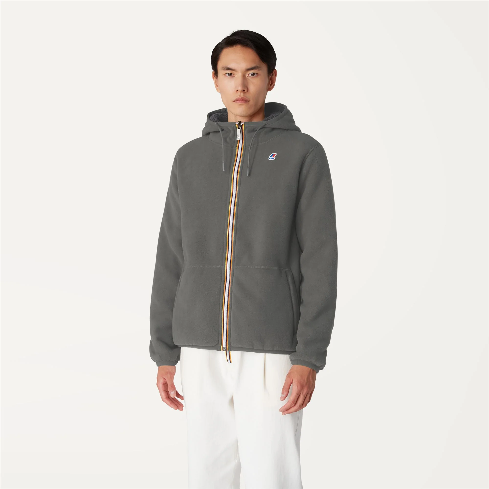 JACQUES POLAR REVERSIBLE - Fleece - Jacket - Man - GREEN BLACKISH-BLUE DEPTH - Image 4