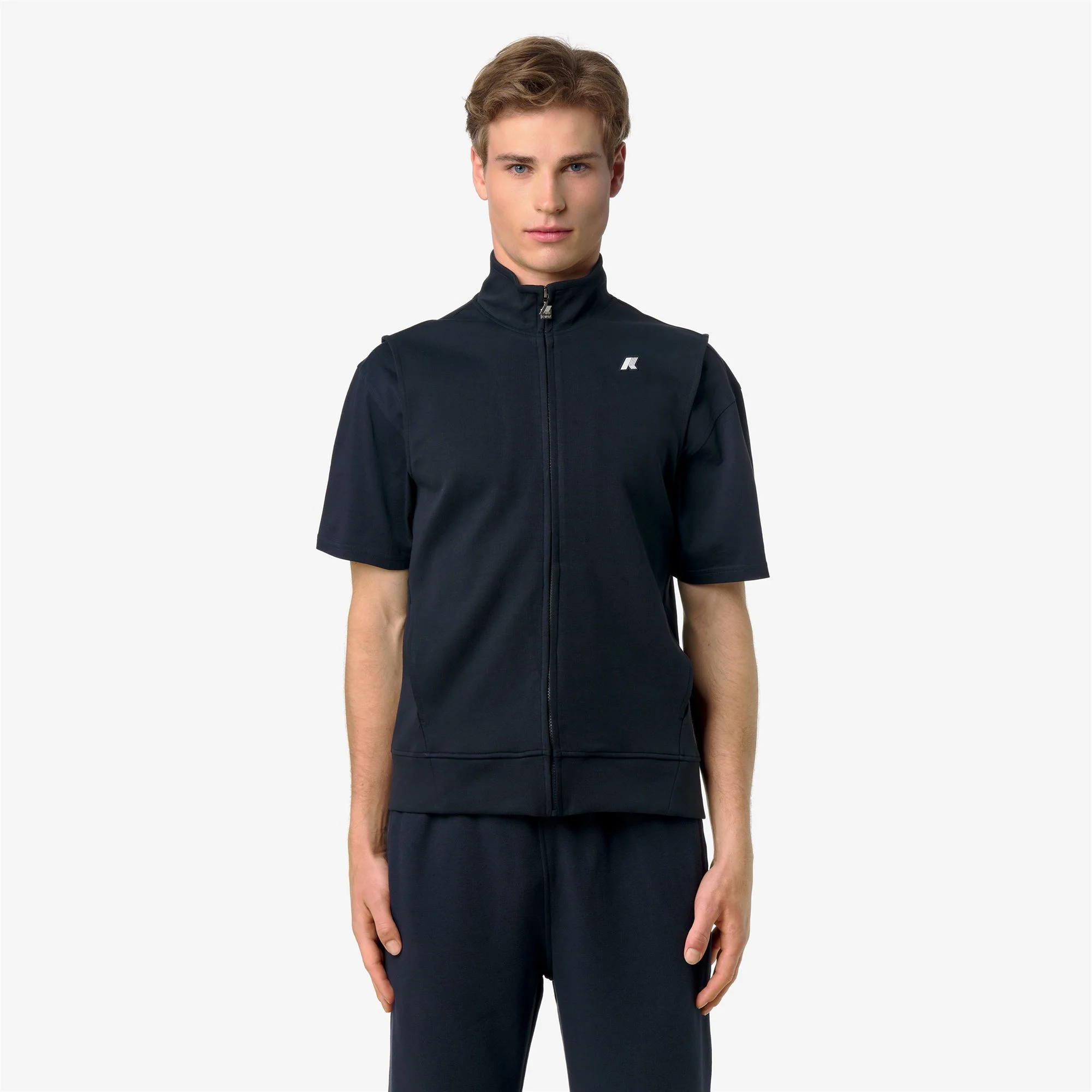 KYLIAN INTERLOCK - Fleece - Vest - Man - BLUE DEPTH - Image 3