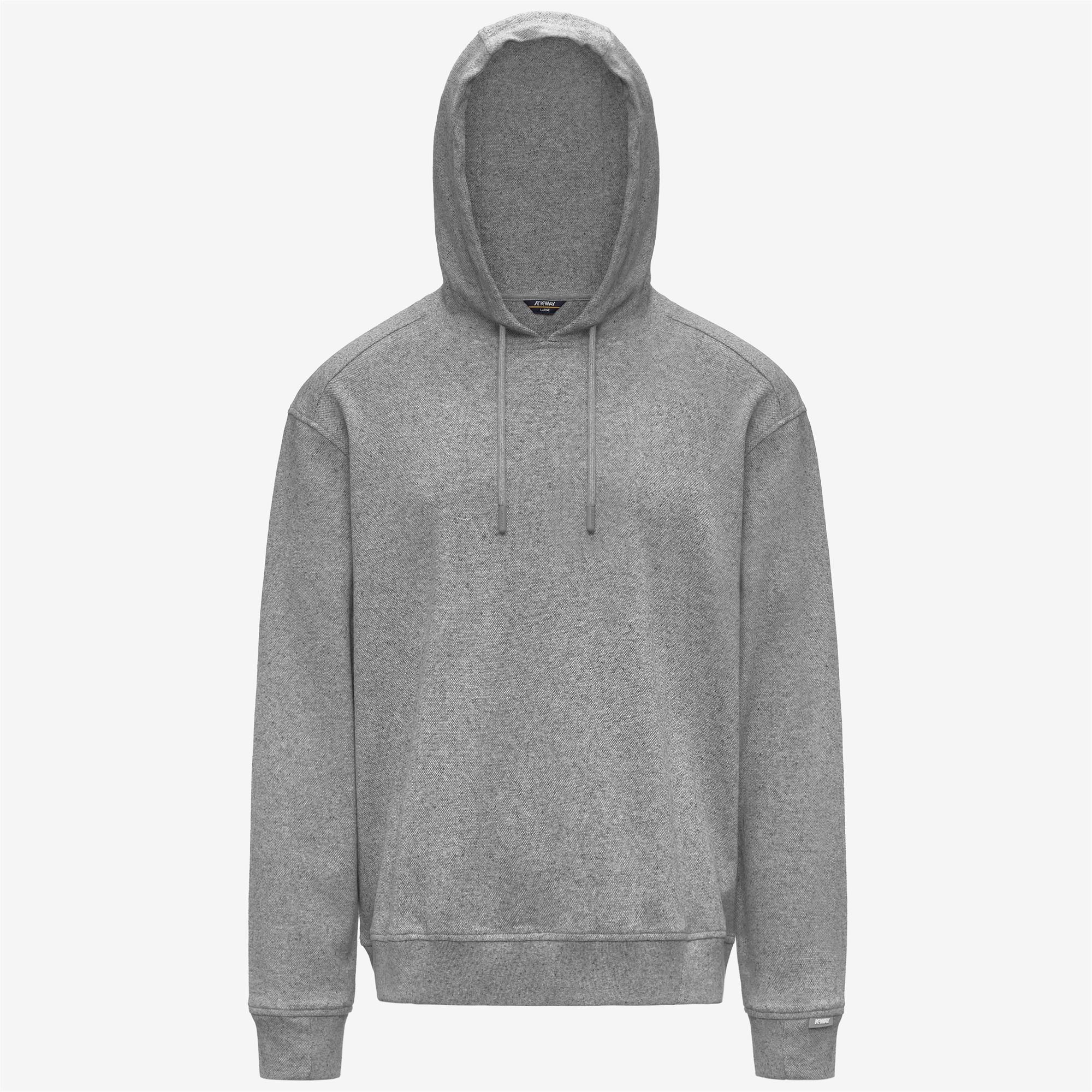 LORLY LINEN BLEND - Fleece - Hoodie - Man - GREY MID MEL