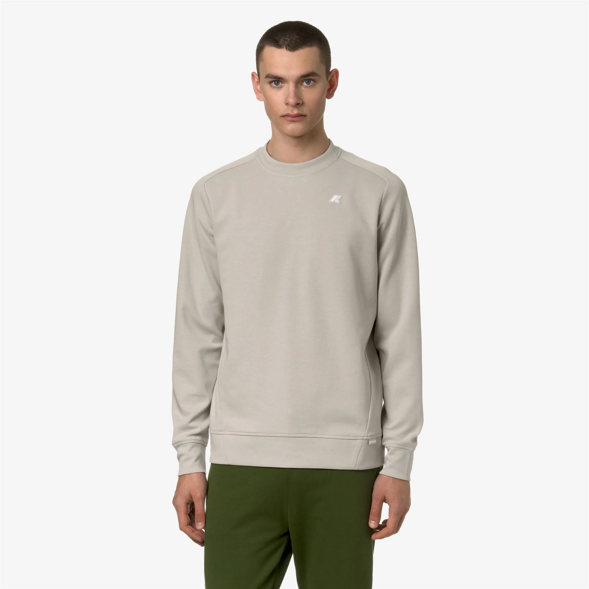 MEDINE INTERLOCK - Fleece - Jumper - Man - BEIGE LT - Image 3
